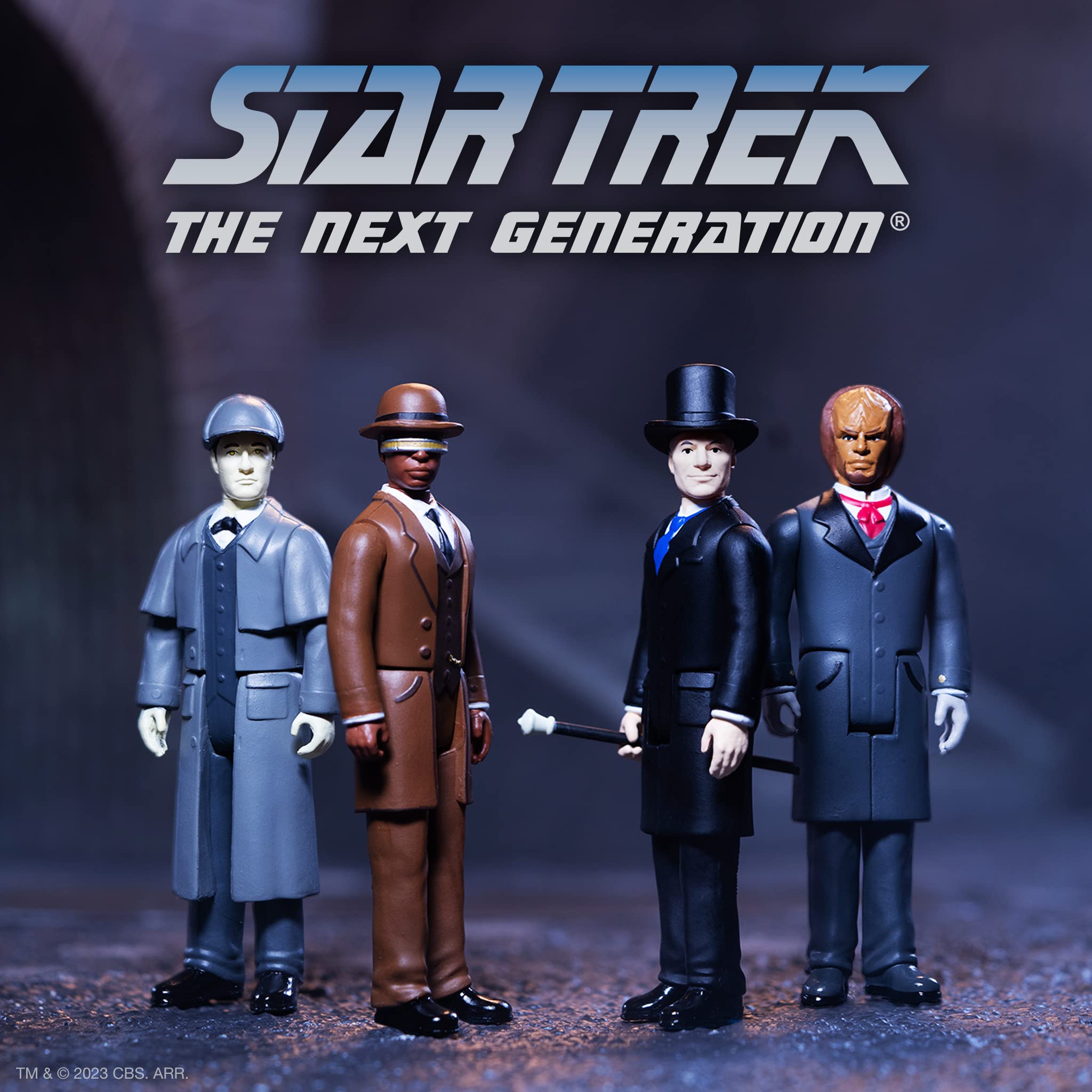 Foto 5 pulgar | Figura De Acción Super7 Star Trek The Next Generation Worf 3.75 - Venta Internacional.