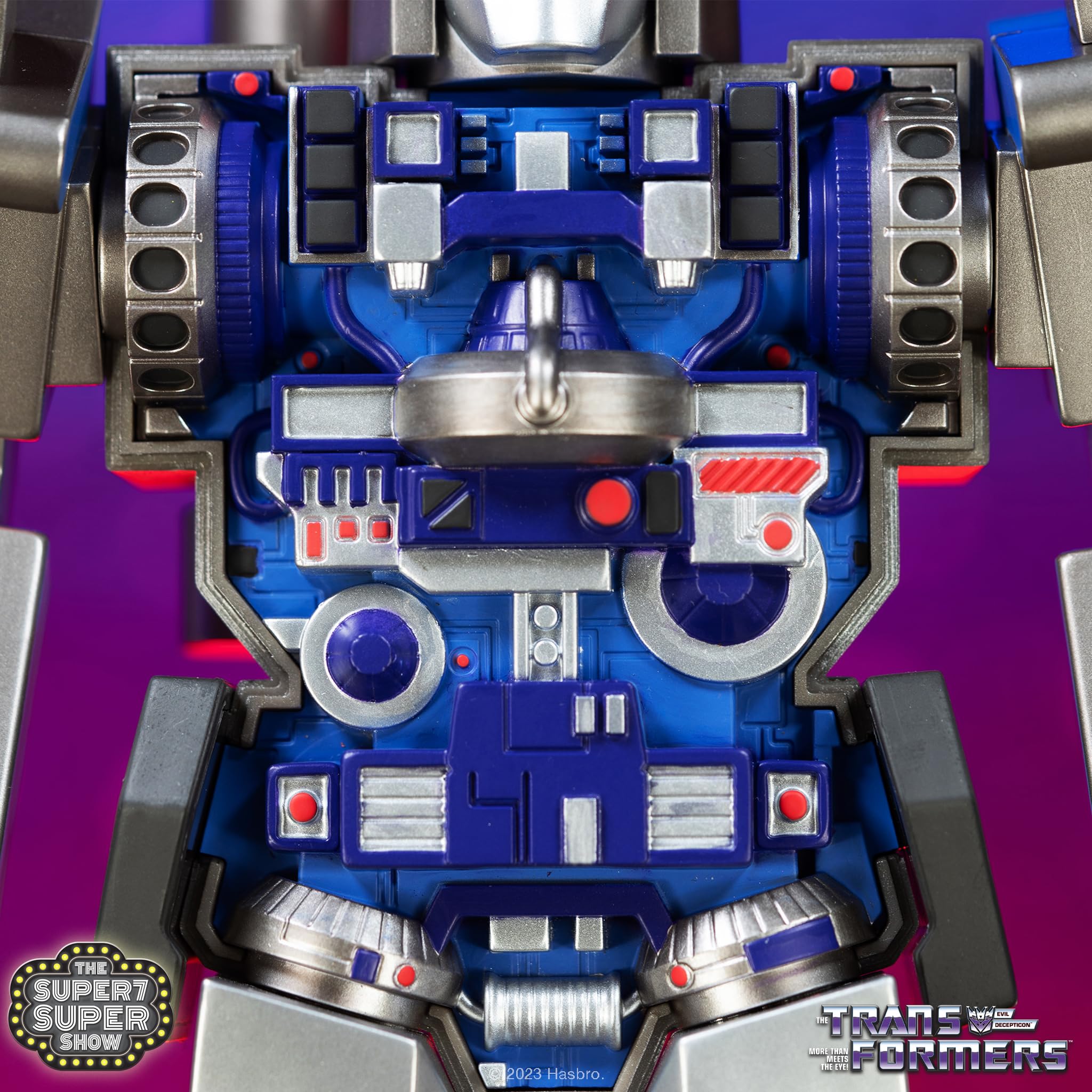 Foto 5 | Figura De Acción Super7 Super Cyborg Transformers Megatron 12 Pulgadas - Venta Internacional.