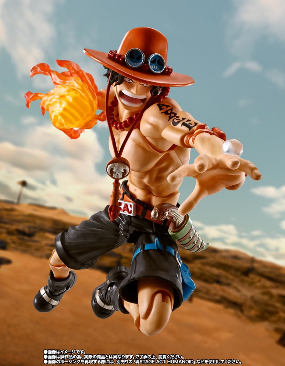 Foto 7 pulgar | Figura De Acción Tamashii Nations One Piece Portgas D. Ace - Venta Internacional.
