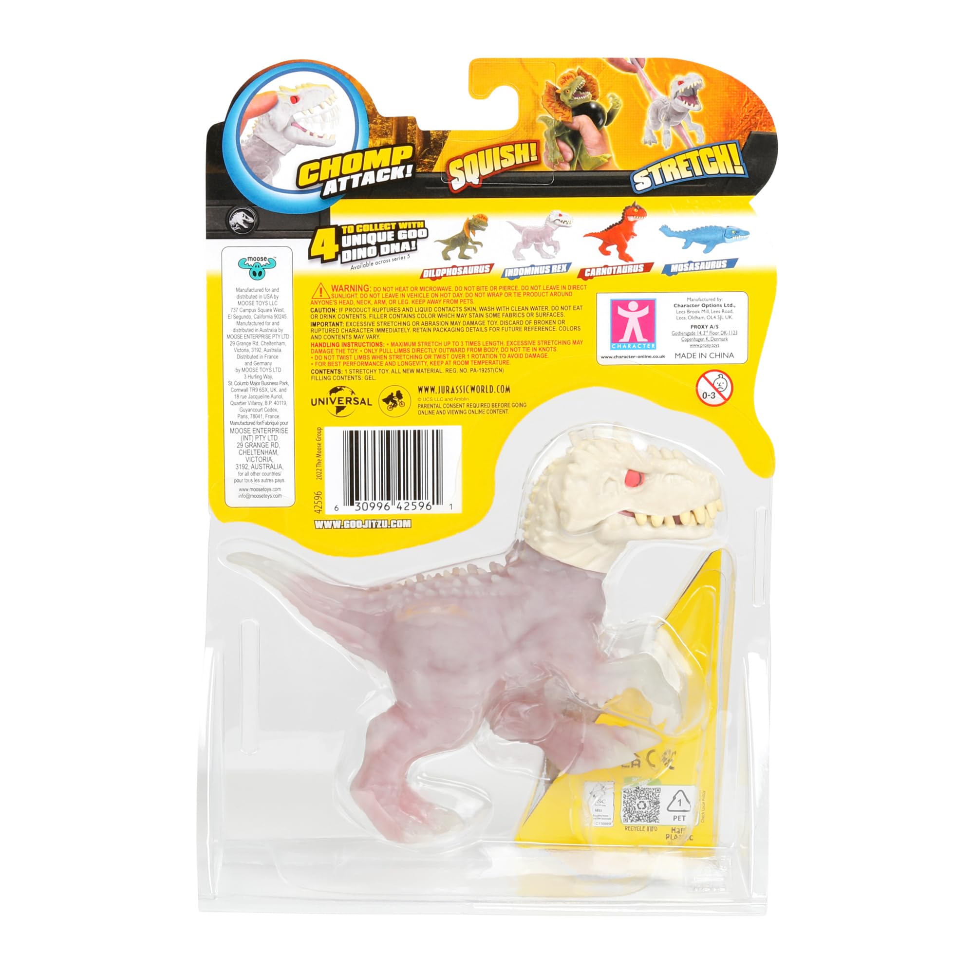 Foto 5 pulgar | Figura De Dinosaurio Heroes Of Goo Jit Zu Jurassic World Indominus Rex - Venta Internacional.