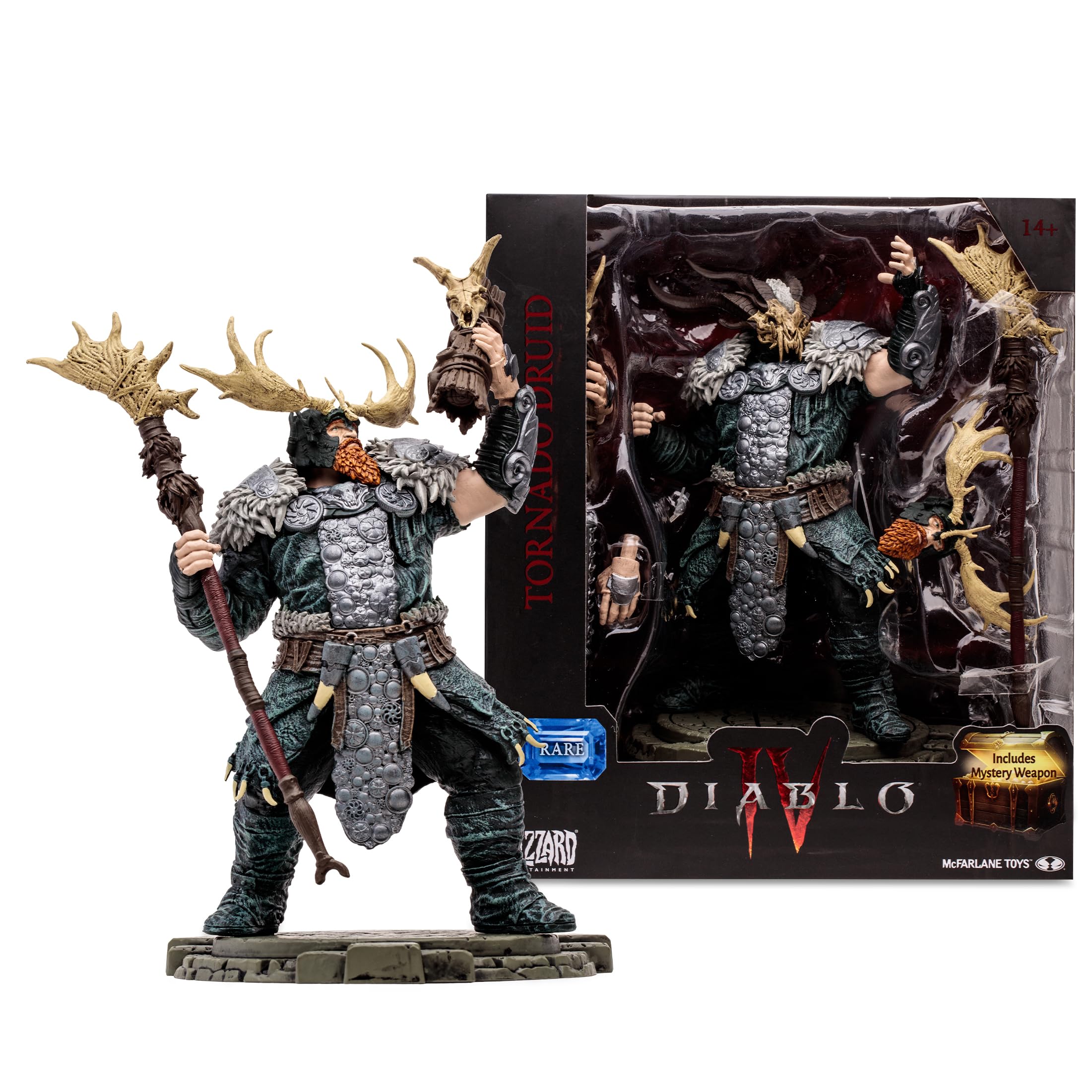 Foto 2 pulgar | Figura De Acción Mcfarlane Toys Diablo Iv Tornado Druid 1:12 - Venta Internacional.