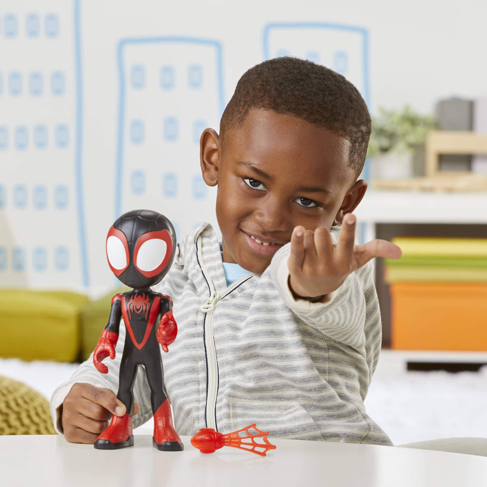 Foto 5 | Figura De Acción Marvel Spidey Y Sus Increíbles Amigos Miles - Venta Internacional.