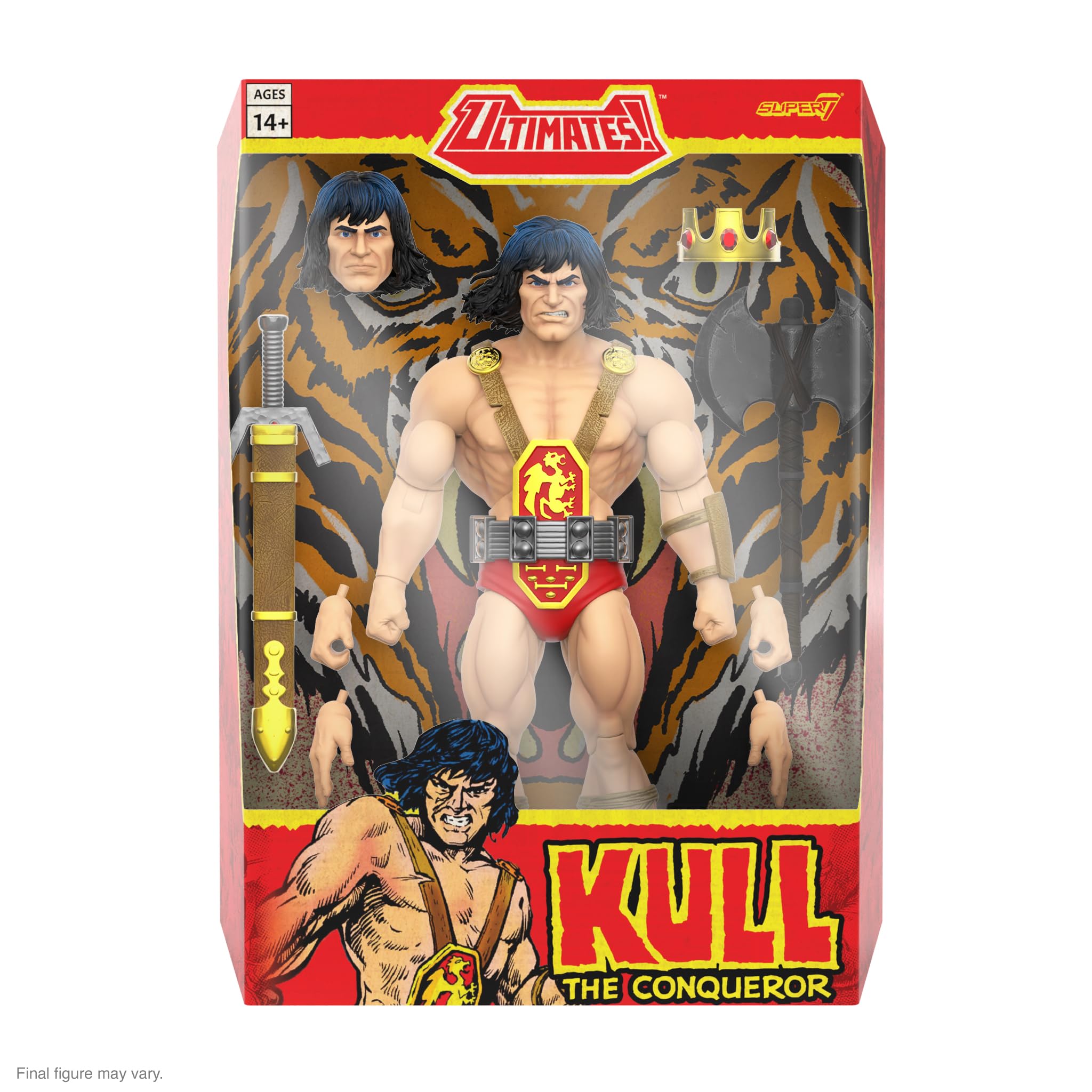 Foto 3 pulgar | Figura De Acción Super7 Conan Comics Ultimates! Wave 02 Kull - Venta Internacional.