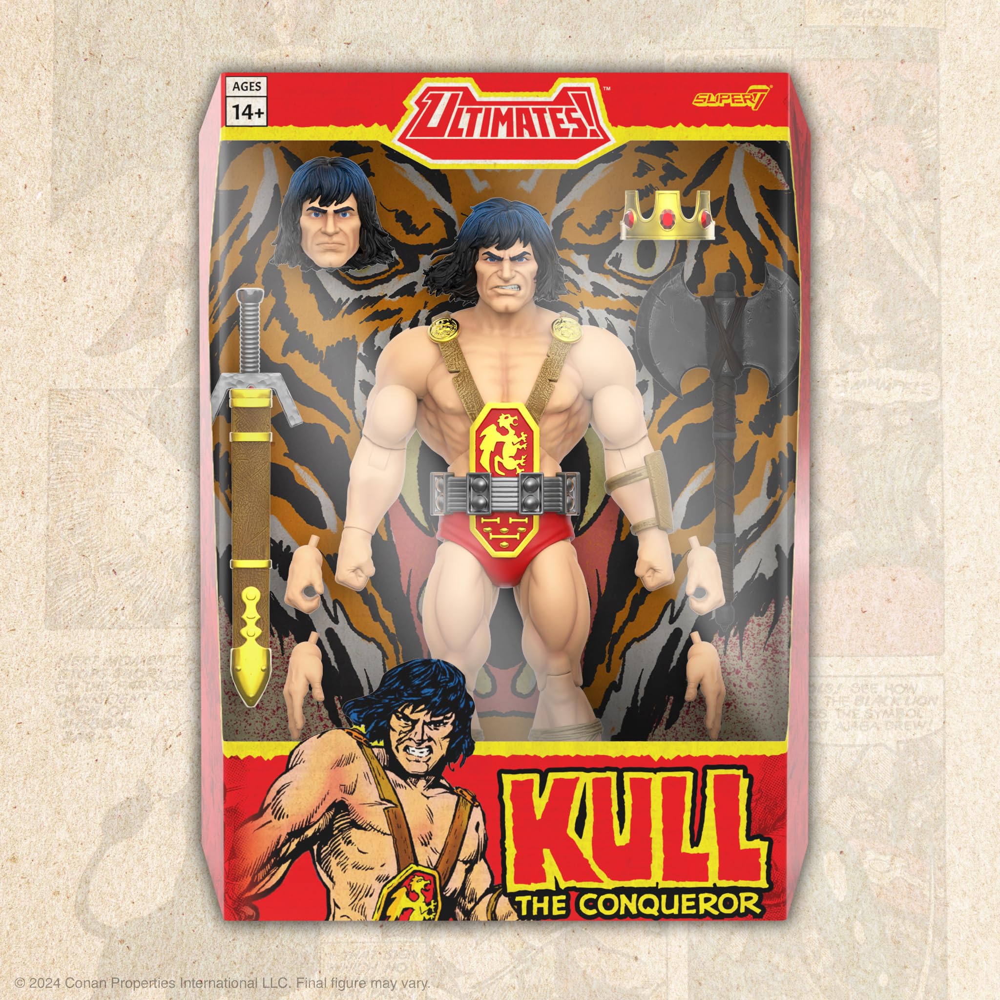 Foto 7 pulgar | Figura De Acción Super7 Conan Comics Ultimates! Wave 02 Kull - Venta Internacional.
