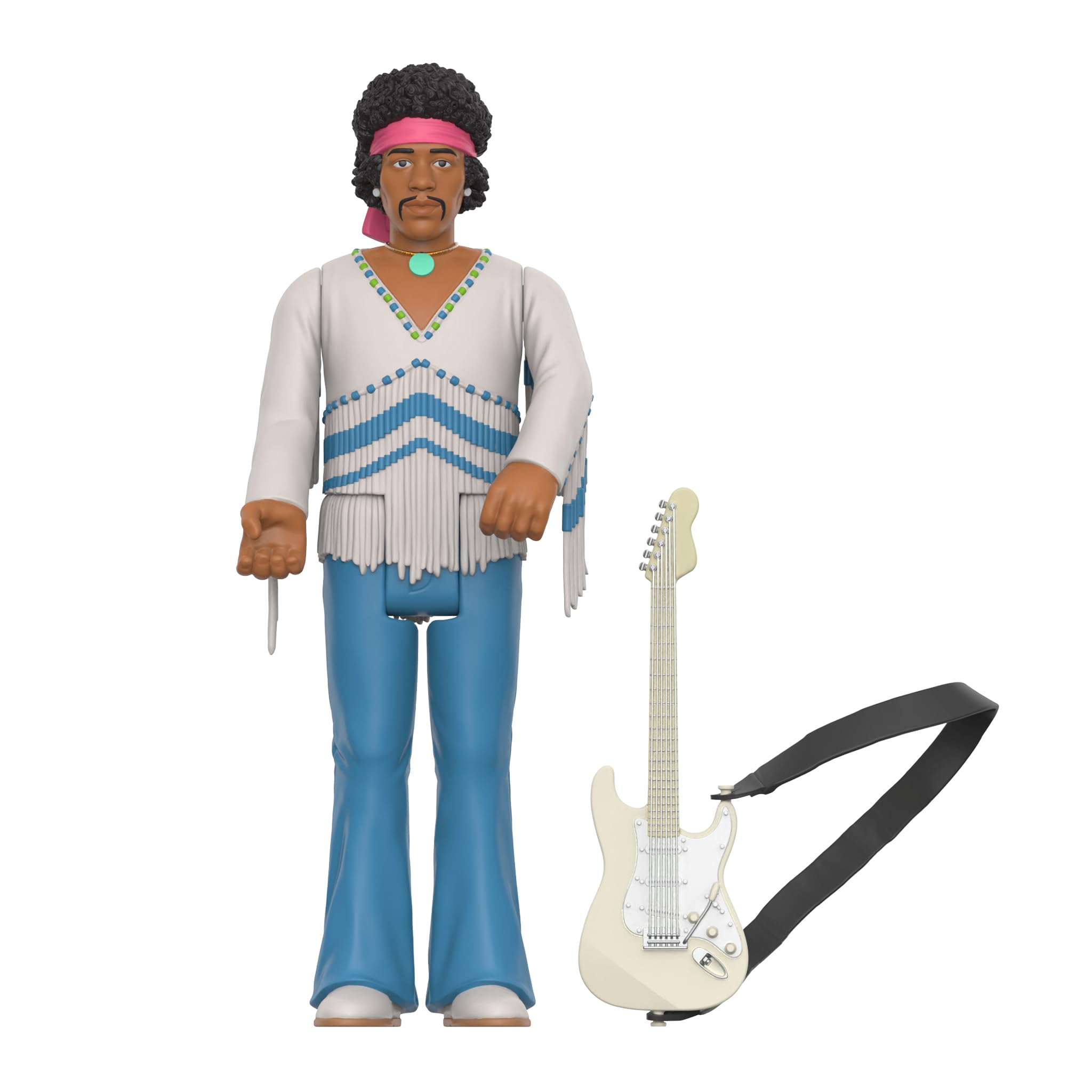 Foto 3 pulgar | Figura De Acción Super7 Jimi Hendrix (festival) Con Guitarra De 9,5 Cm - Venta Internacional.