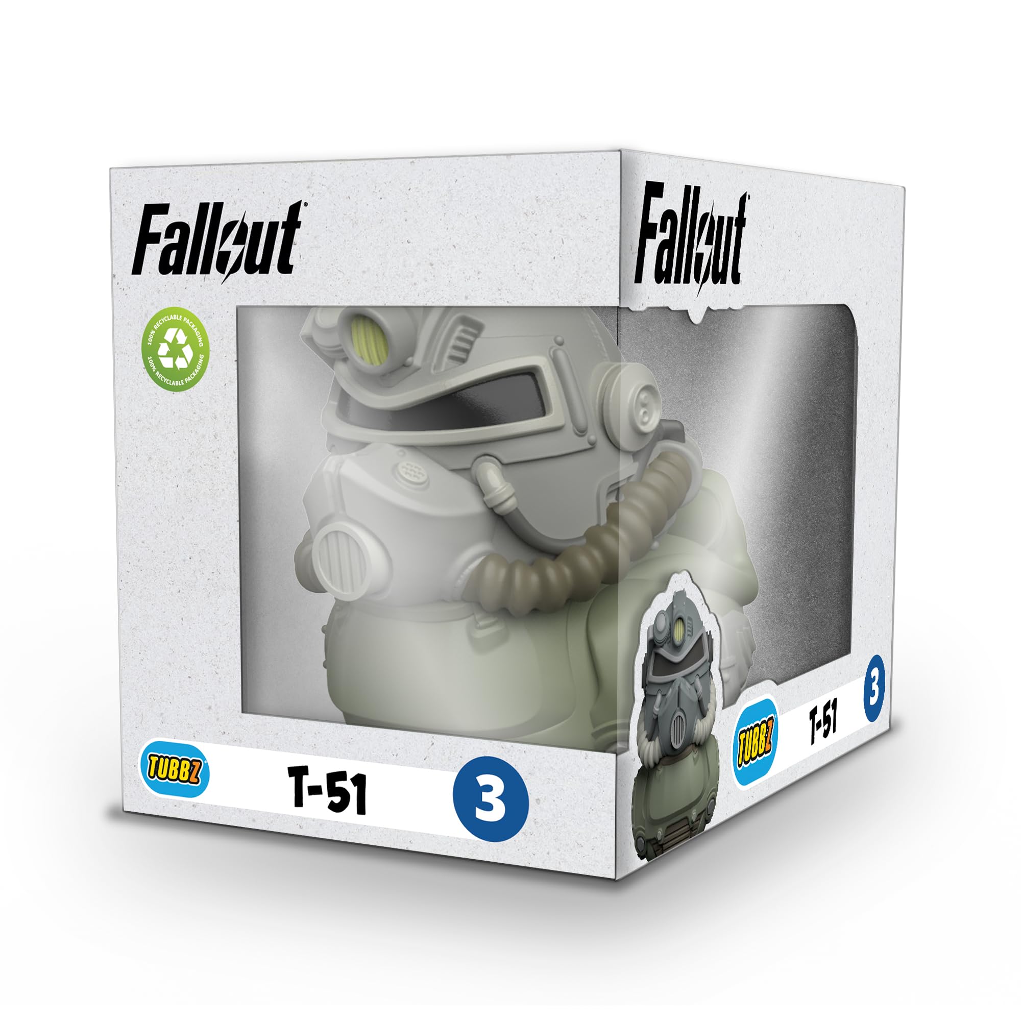 Foto 3 pulgar | Figura Coleccionable De Vinilo Con Forma De Pato De Goma Tubbz T-51 Fallout - Venta Internacional.