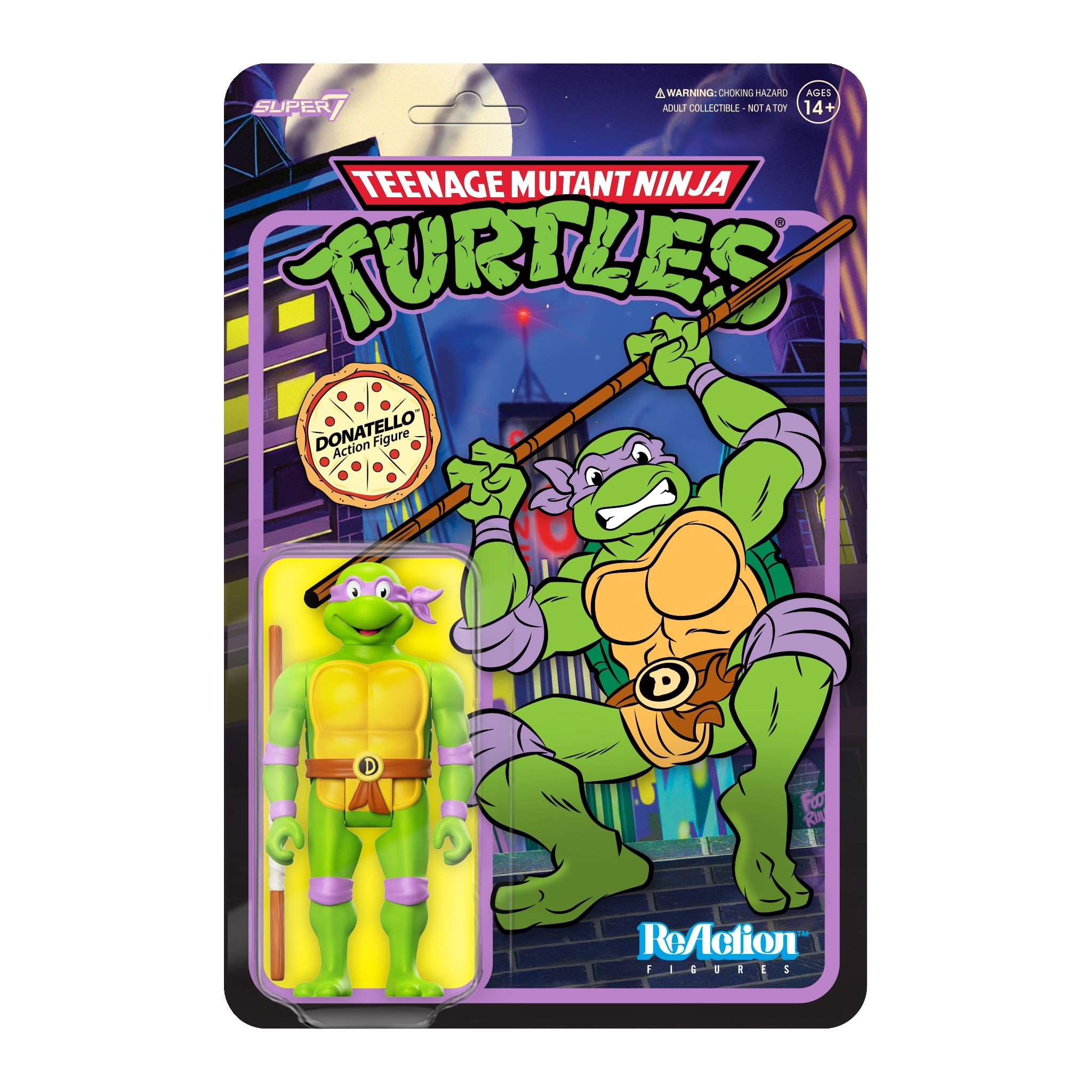 Figura De Acción Super7 Teenage Mutant Ninja Turtles Donatello - Venta Internacional.