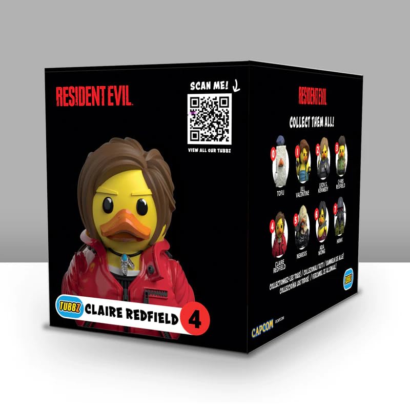 Foto 4 pulgar | Figura Coleccionable De Vinilo Con Forma De Pato De Goma Tubbz Claire Redfield - Venta Internacional.