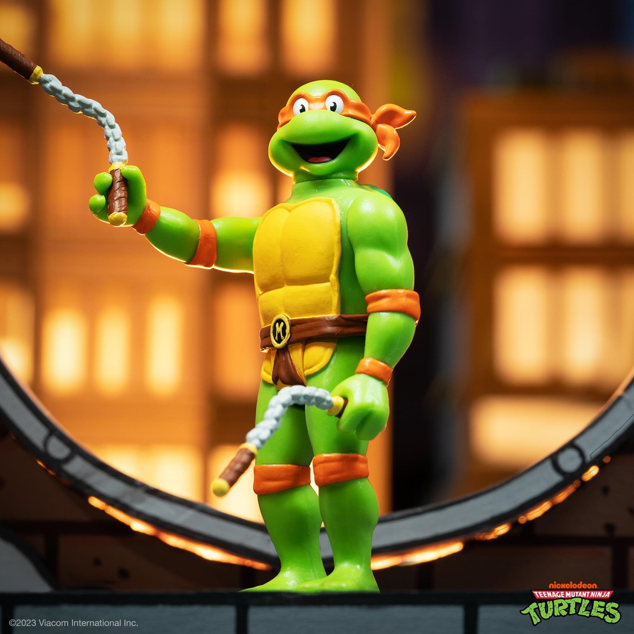 Foto 5 pulgar | Figura De Acción Super7 Teenage Mutant Ninja Turtles Michelangelo - Venta Internacional.