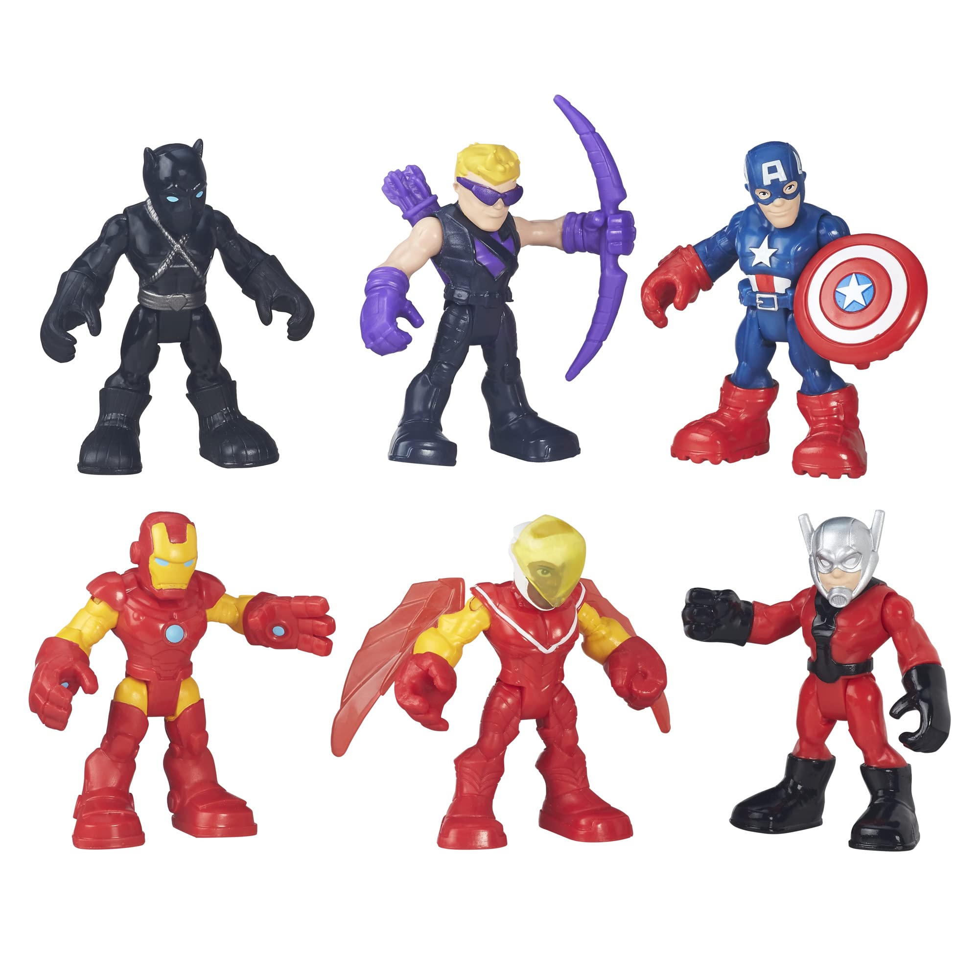 Foto 2 pulgar | Set De Figuras De Acción Playskool Heroes Captain America 3+ Years - Venta Internacional.