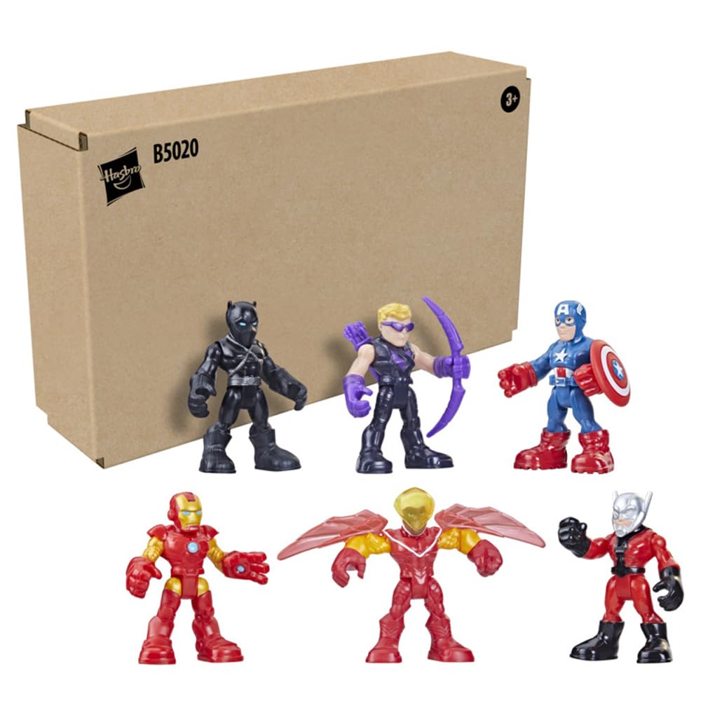 Foto 2 | Set De Figuras De Acción Playskool Heroes Captain America 3+ Years - Venta Internacional.