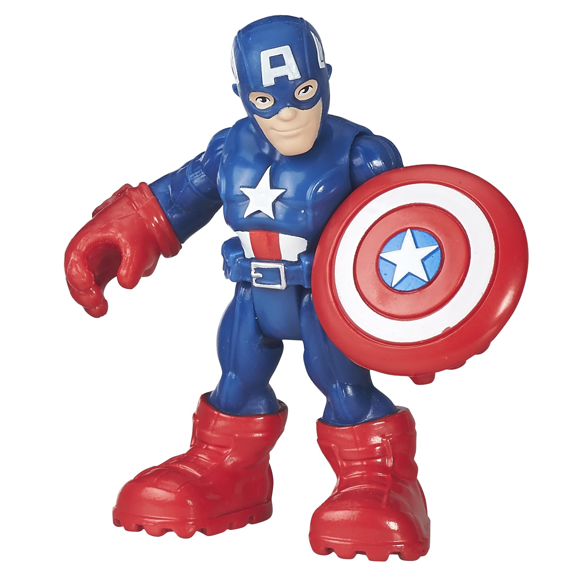 Foto 6 pulgar | Set De Figuras De Acción Playskool Heroes Captain America 3+ Years - Venta Internacional.