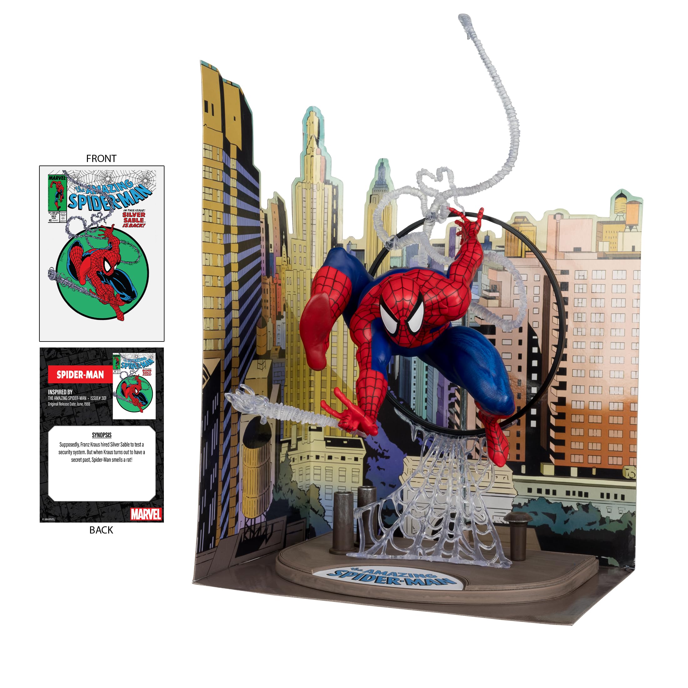 Foto 5 pulgar | Figura De Acción Mcfarlane Toys Marvel Spider-man A Escala 1:6 - Venta Internacional.