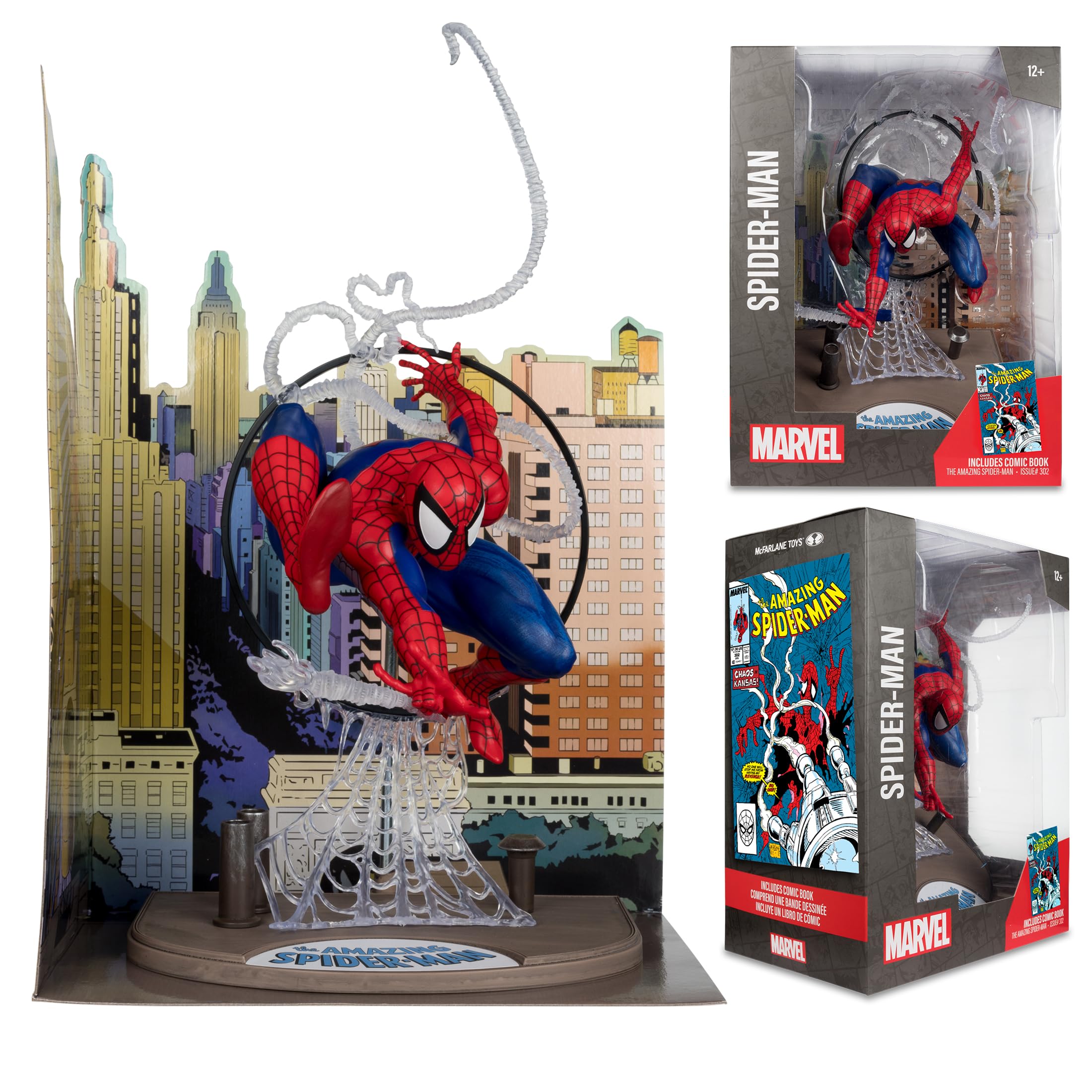 Foto 7 pulgar | Figura De Acción Mcfarlane Toys Marvel Spider-man A Escala 1:6 - Venta Internacional.