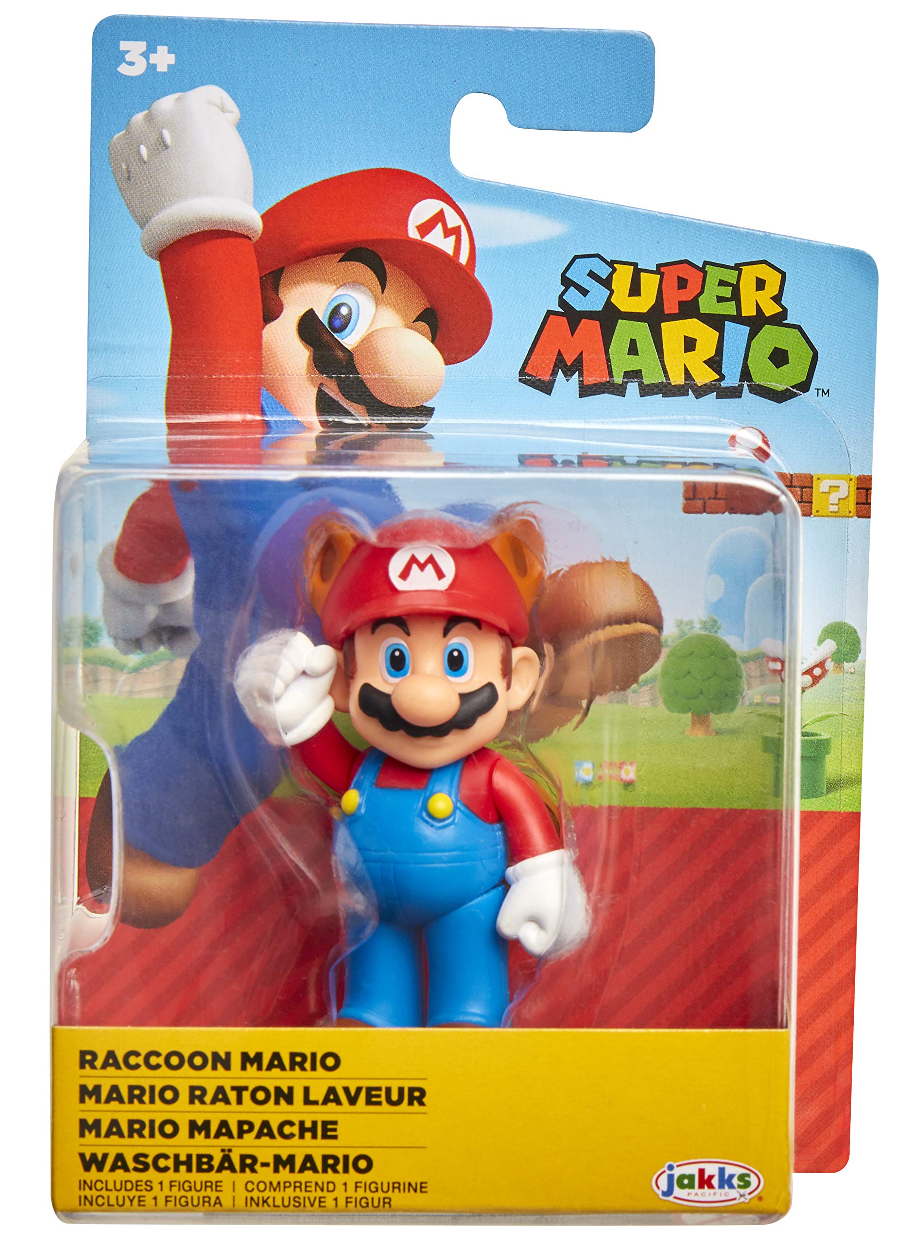 Foto 7 pulgar | Figura De Acción De Juguete Coleccionable Super Mario Racoon Mario, 6 Cm - Venta Internacional.