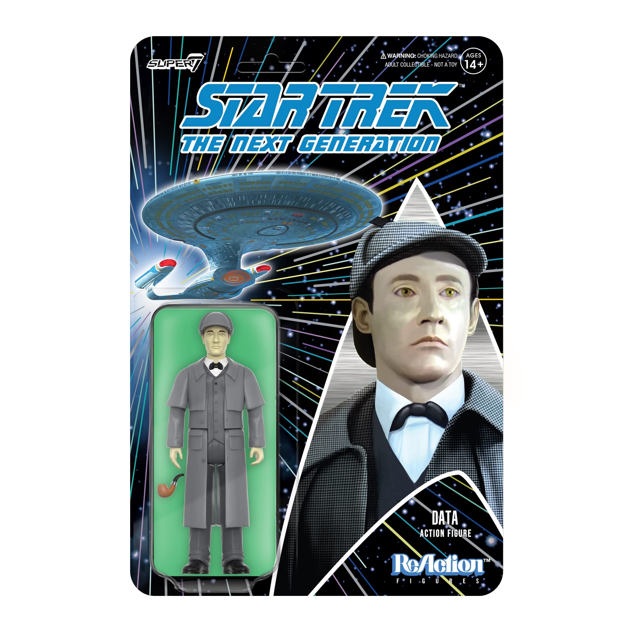 Figura De Acción Super7 Star Trek The Next Generation Data - Venta Internacional.