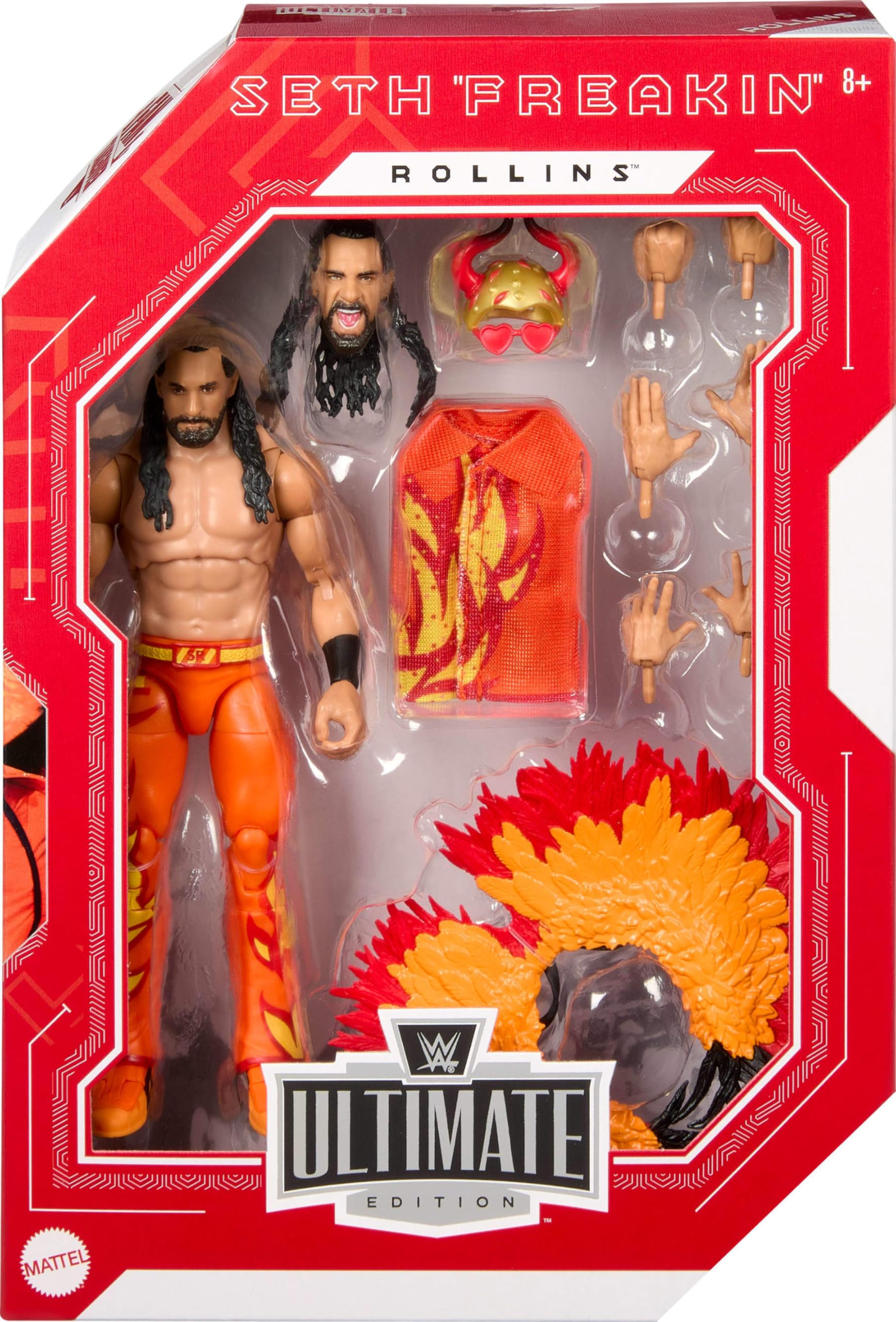 Foto 3 pulgar | Figura De Acción Mattel Wwe Ultimate Edition Seth Rollins - Venta Internacional.