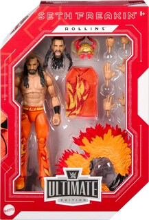 Foto 2 | Figura De Acción Mattel Wwe Ultimate Edition Seth Rollins - Venta Internacional.