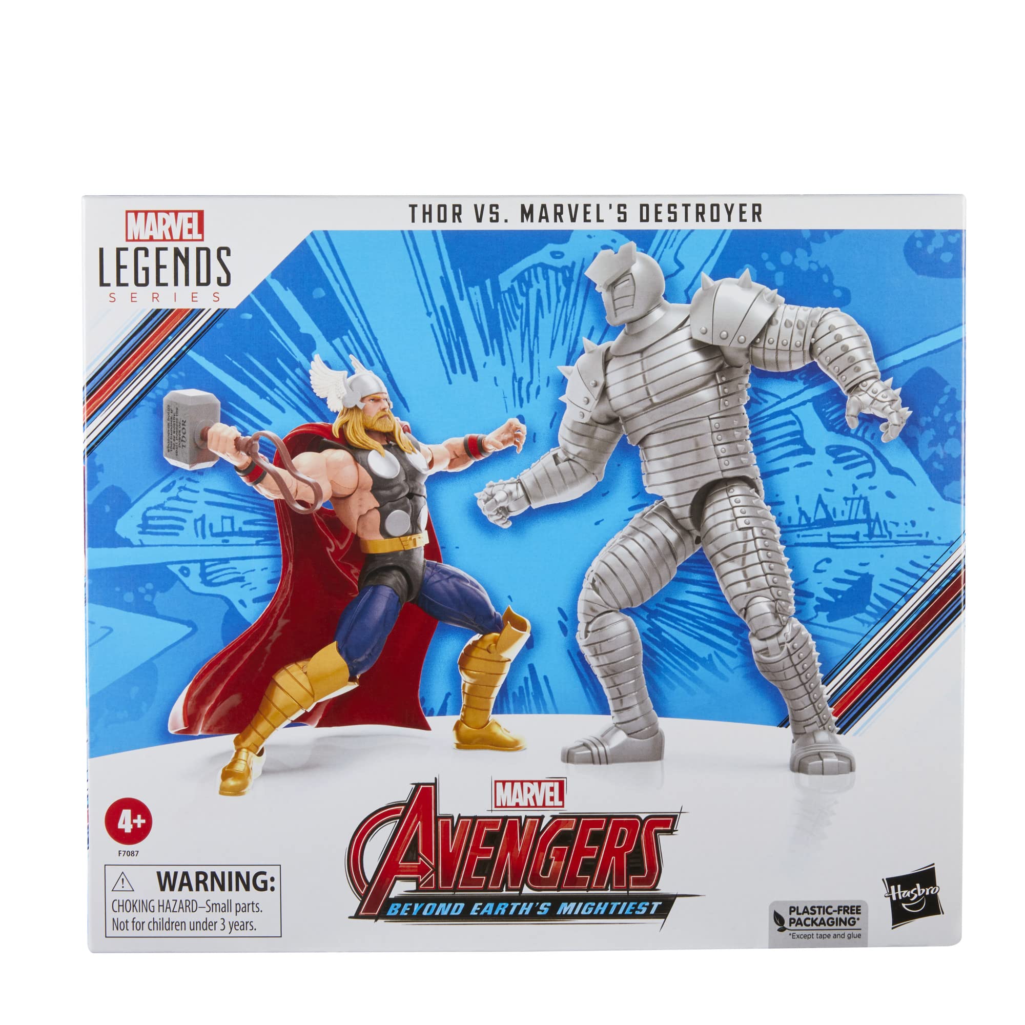 Foto 3 pulgar | Figuras De Acción Marvel Legends Series Thor Vs Destroyer - Venta Internacional.
