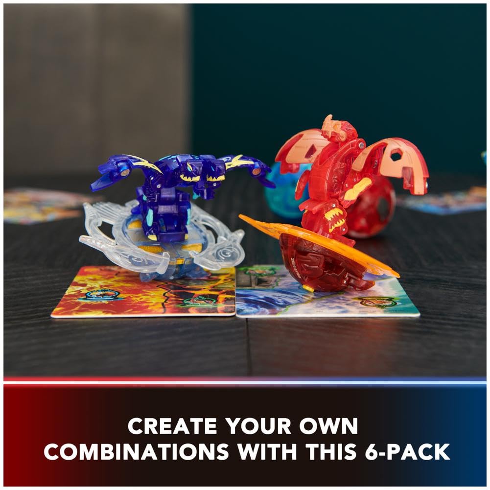 Foto 6 pulgar | Figuras De Acción Bakugan Ultimate, Paquete De 6 Con Ataque Especial - Venta Internacional.