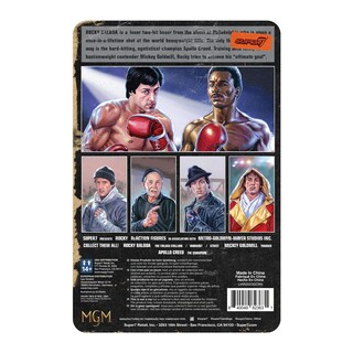 Foto 3 | Figura De Acción Super7 Rocky Balboa De 9,5 Cm Con Accesorios - Venta Internacional.