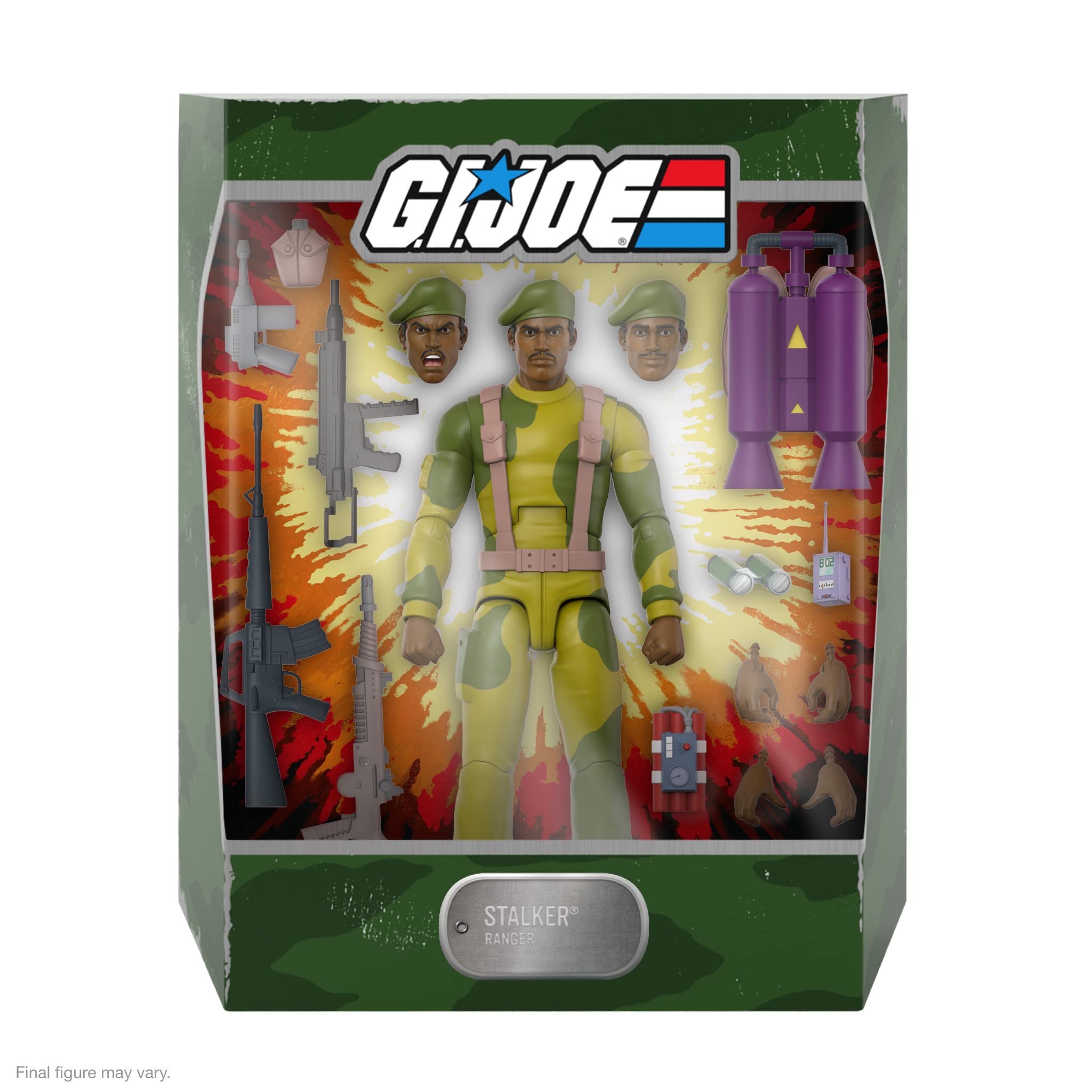 Foto 3 pulgar | Figura De Acción Super7 Ultimates! G.i. Joe Stalker De 18 Cm Con Accesorios - Venta Internacional.