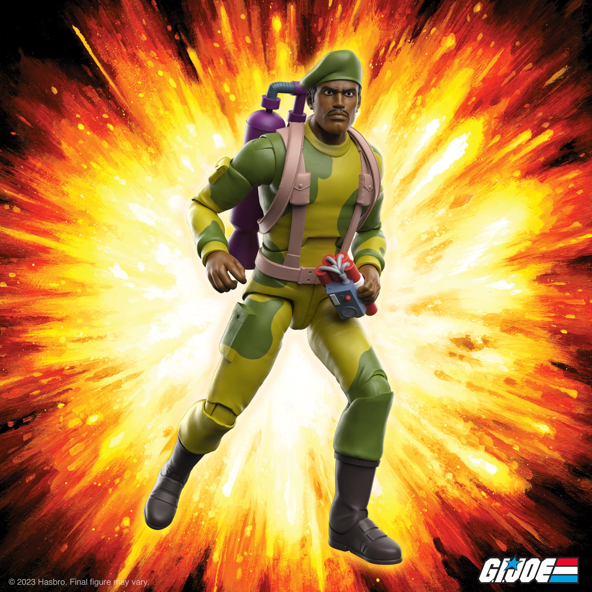 Foto 4 pulgar | Figura De Acción Super7 Ultimates! G.i. Joe Stalker De 18 Cm Con Accesorios - Venta Internacional.