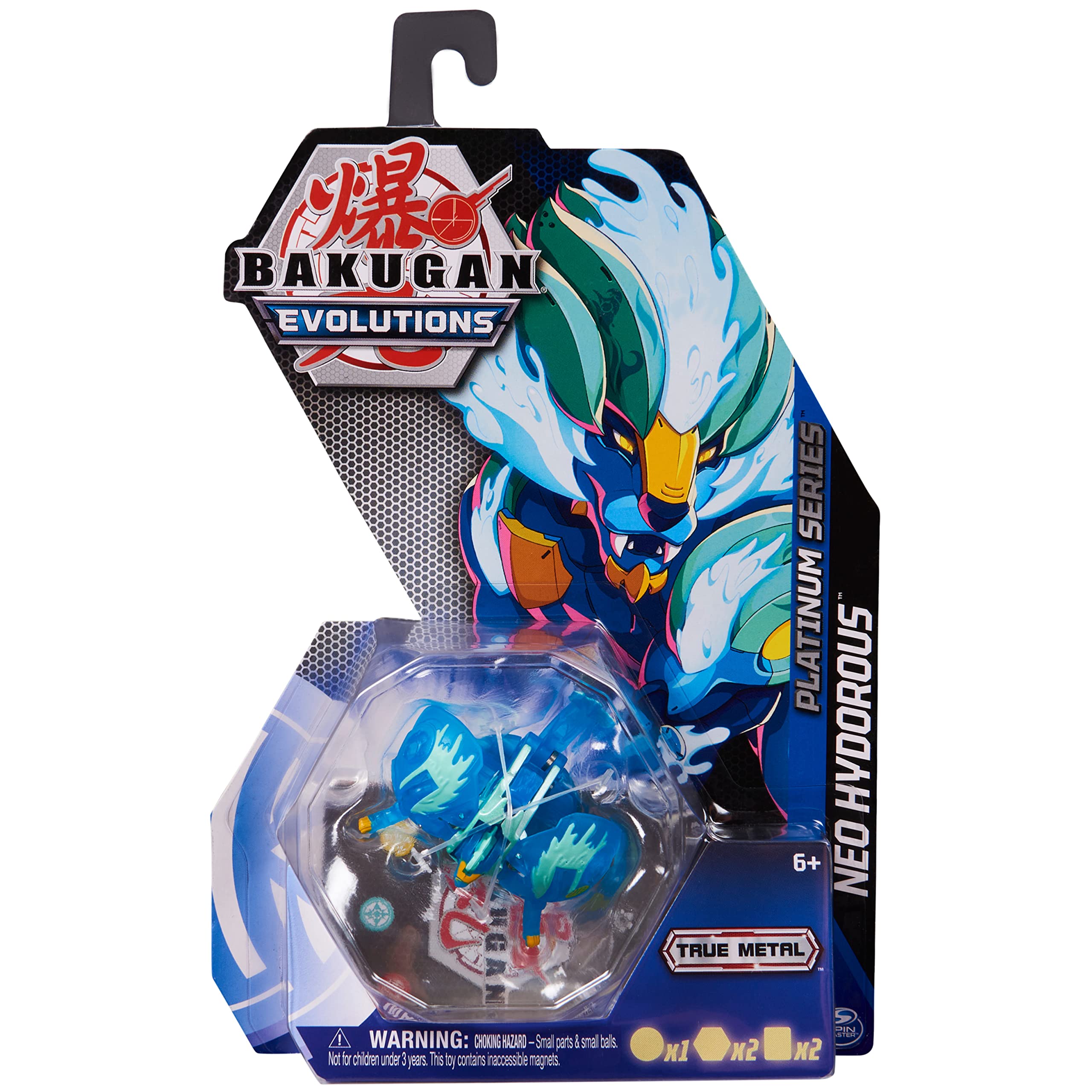 Foto 2 pulgar | Toy Bakugan Evolutions Neo Hydorous Platinum Series Para Niños A Partir De 6 Años - Venta Internacional.