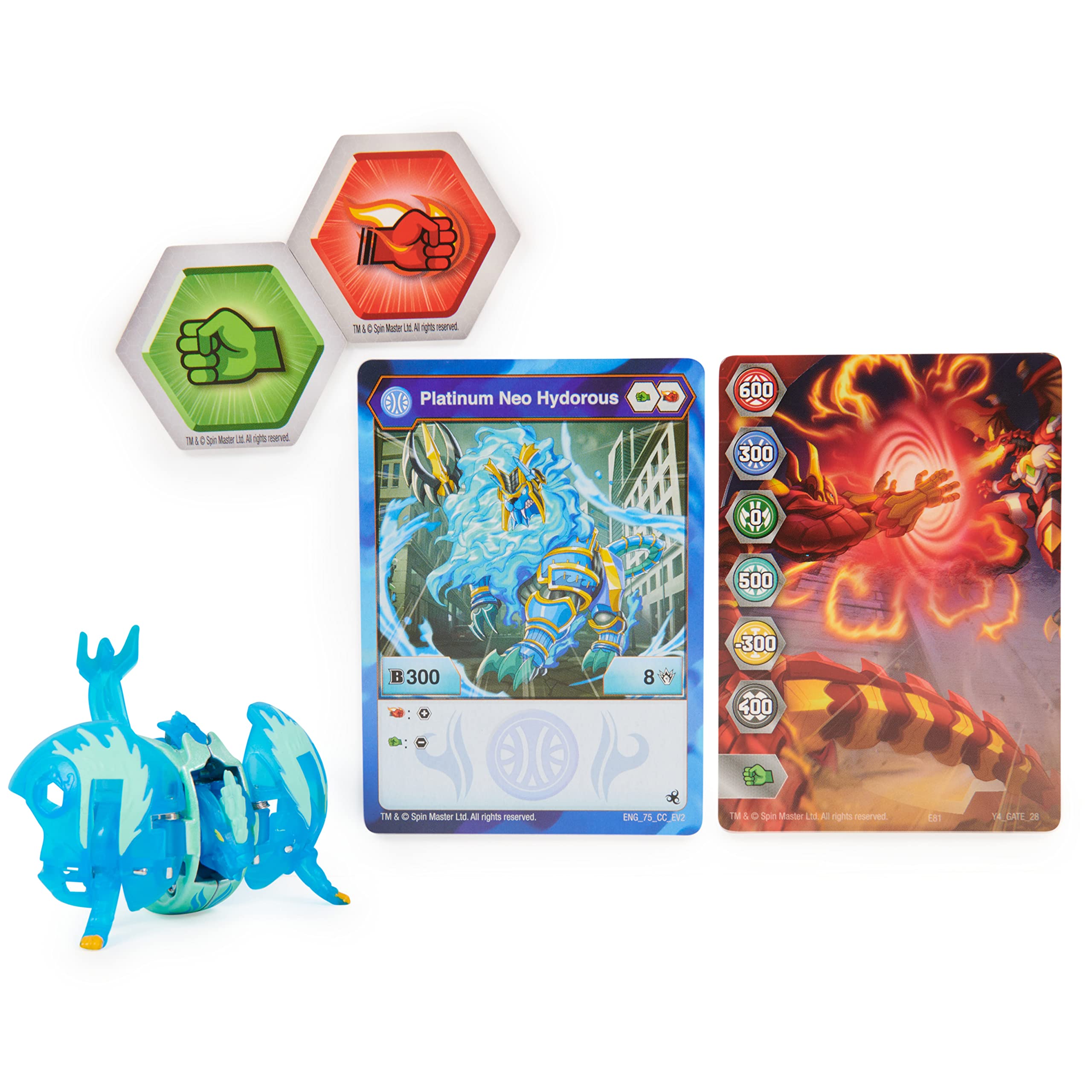 Foto 3 pulgar | Toy Bakugan Evolutions Neo Hydorous Platinum Series Para Niños A Partir De 6 Años - Venta Internacional.