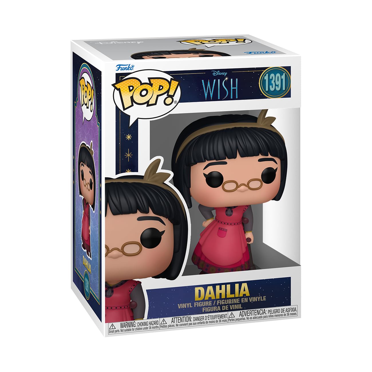 Foto 2 pulgar | Figura De Colección Funko Pop! Disney Wish Dahlia, 10,4 Cm - Venta Internacional.