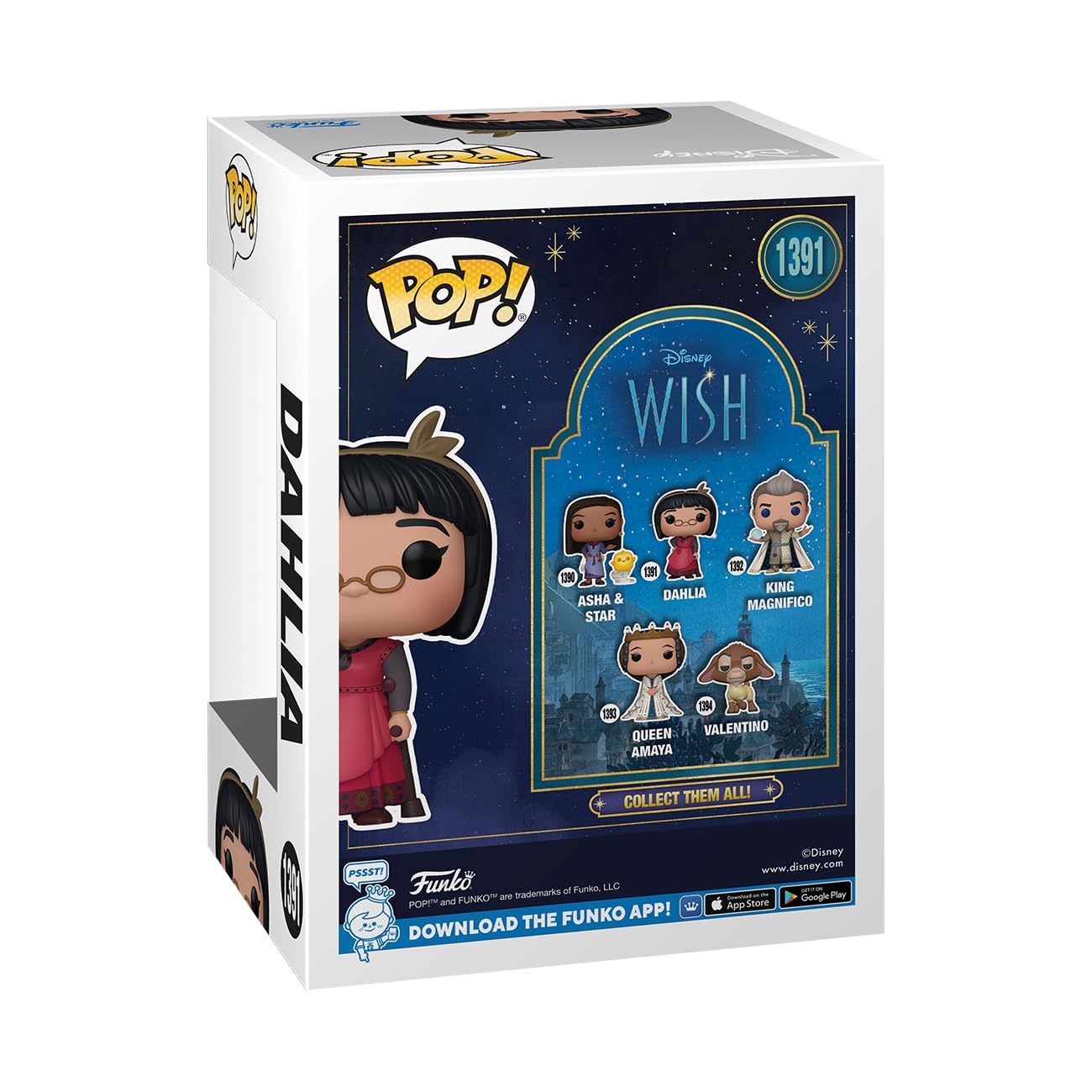 Foto 4 pulgar | Figura De Colección Funko Pop! Disney Wish Dahlia, 10,4 Cm - Venta Internacional.