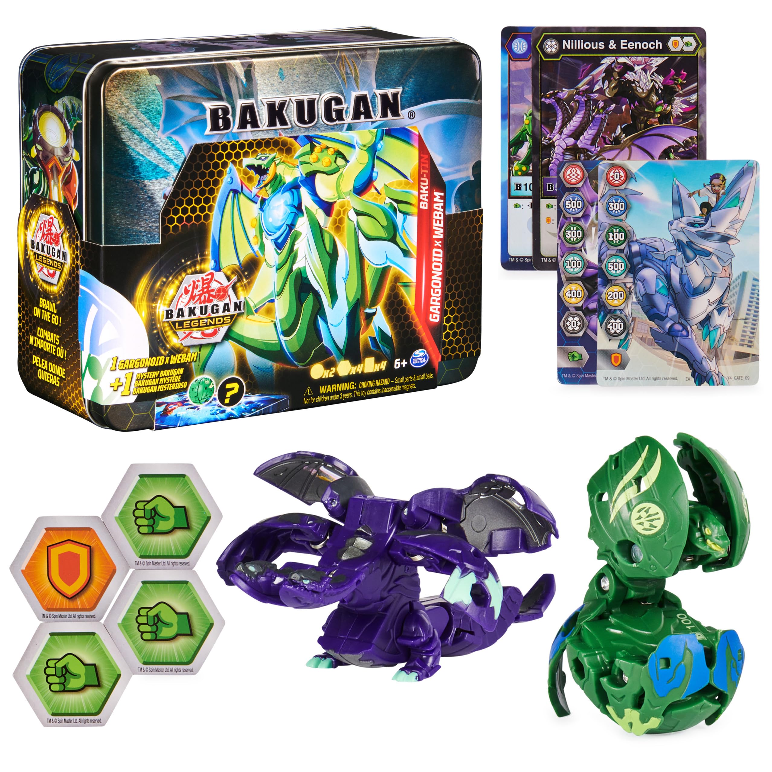 Cámara Web Toy Bakugan Legends Baku-tin Gargonoid X Con Accesorios - Venta Internacional.