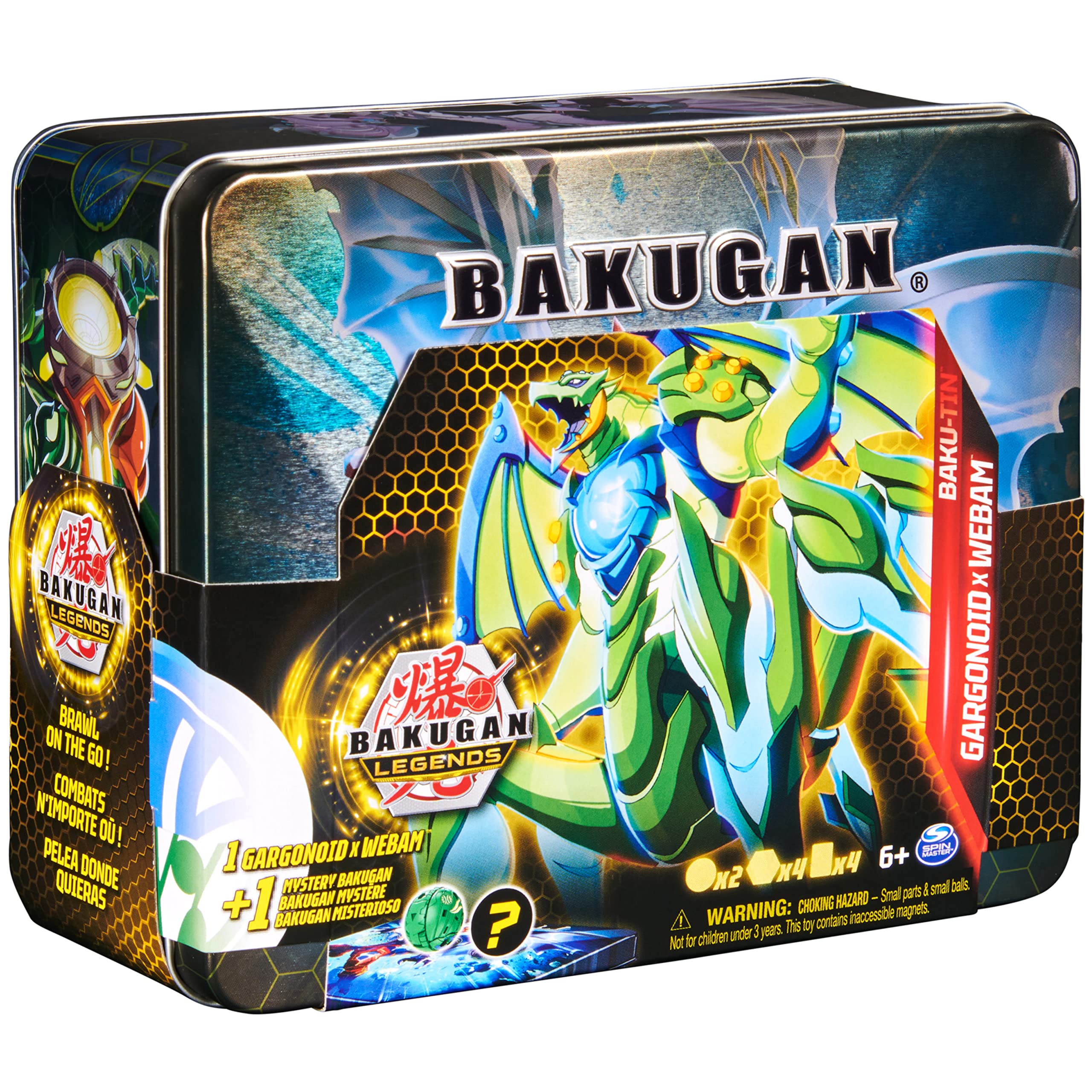 Foto 5 pulgar | Cámara Web Toy Bakugan Legends Baku-tin Gargonoid X Con Accesorios - Venta Internacional.