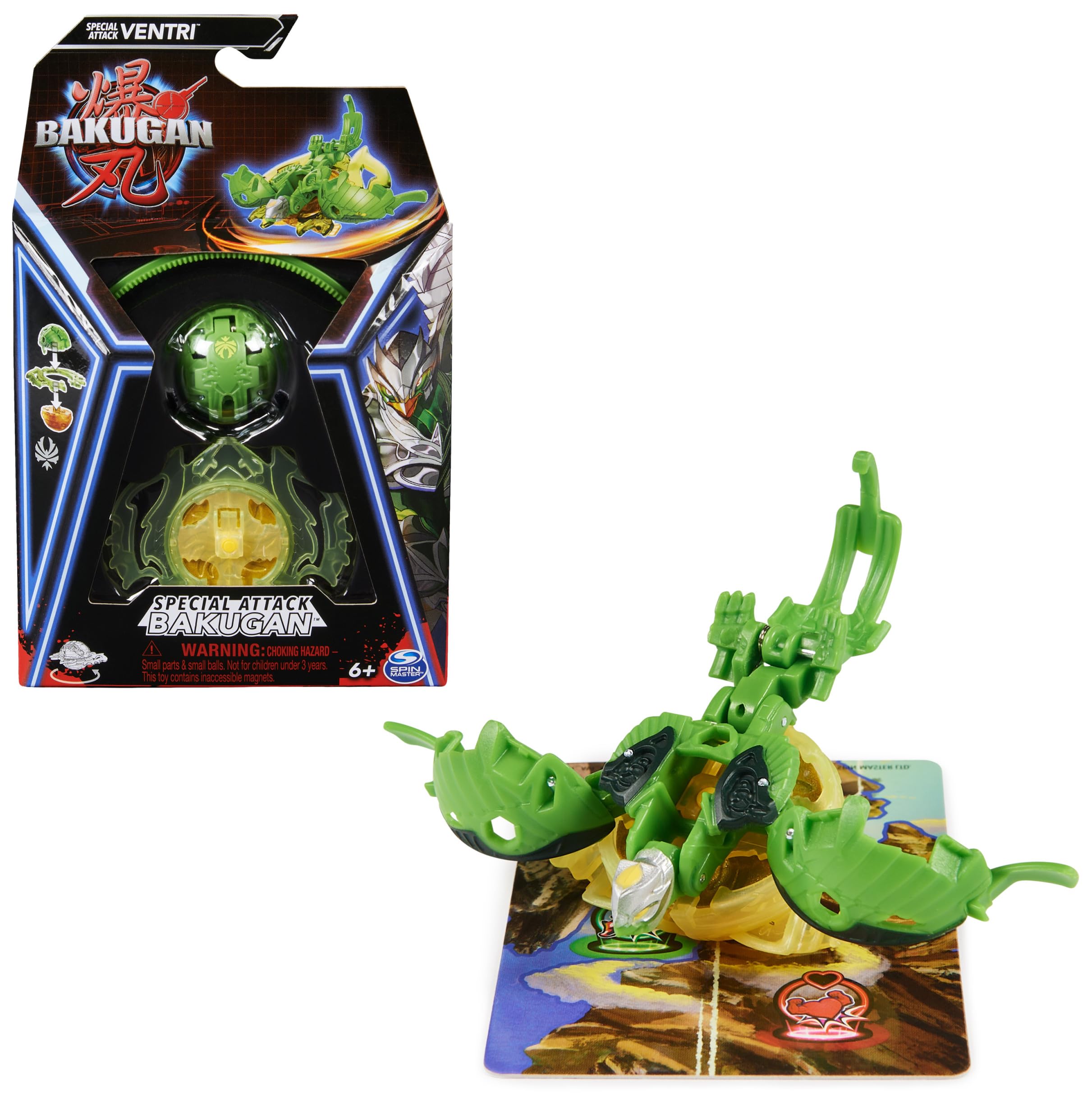 Figura De Acción Bakugan Special Attack Ventri Con Cartas Coleccionables - Venta Internacional.