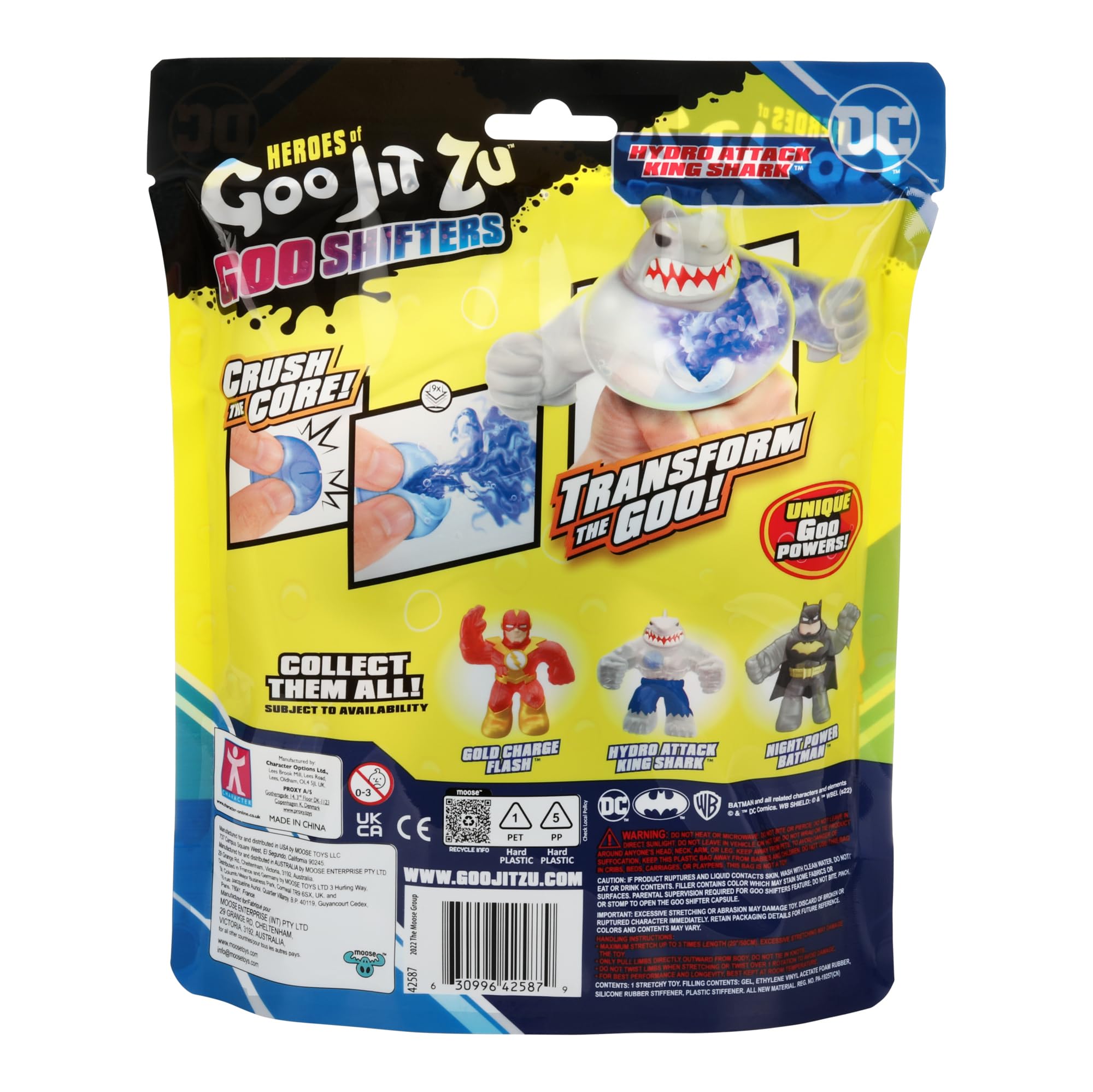 Foto 6 pulgar | Figura De Acción Heroes Of Goo Jit Zu Goo Shifters King Shark - Venta Internacional.