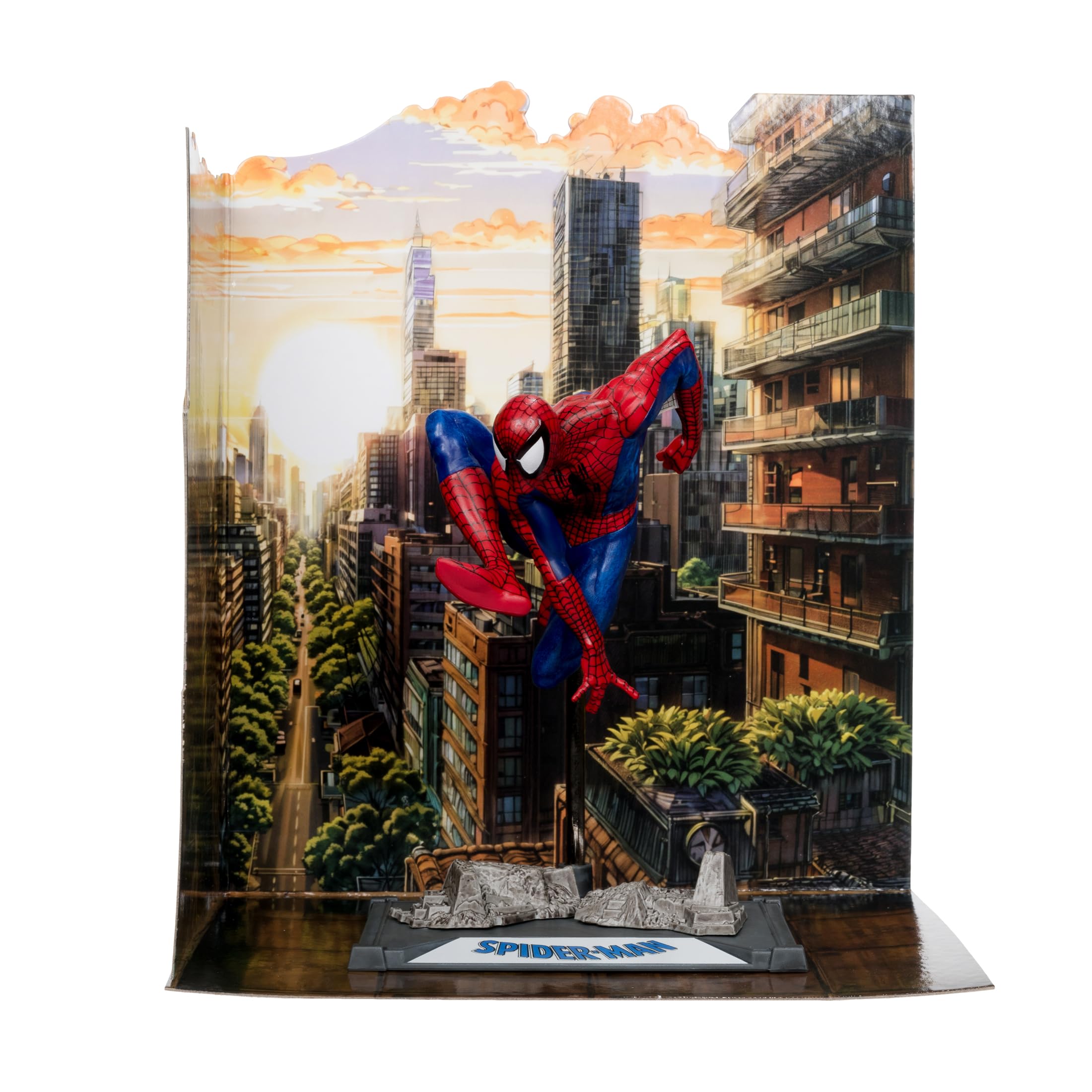 Foto 4 | Figura De Acción Mcfarlane Toys Marvel Spider-man A Escala 1:10 - Venta Internacional.