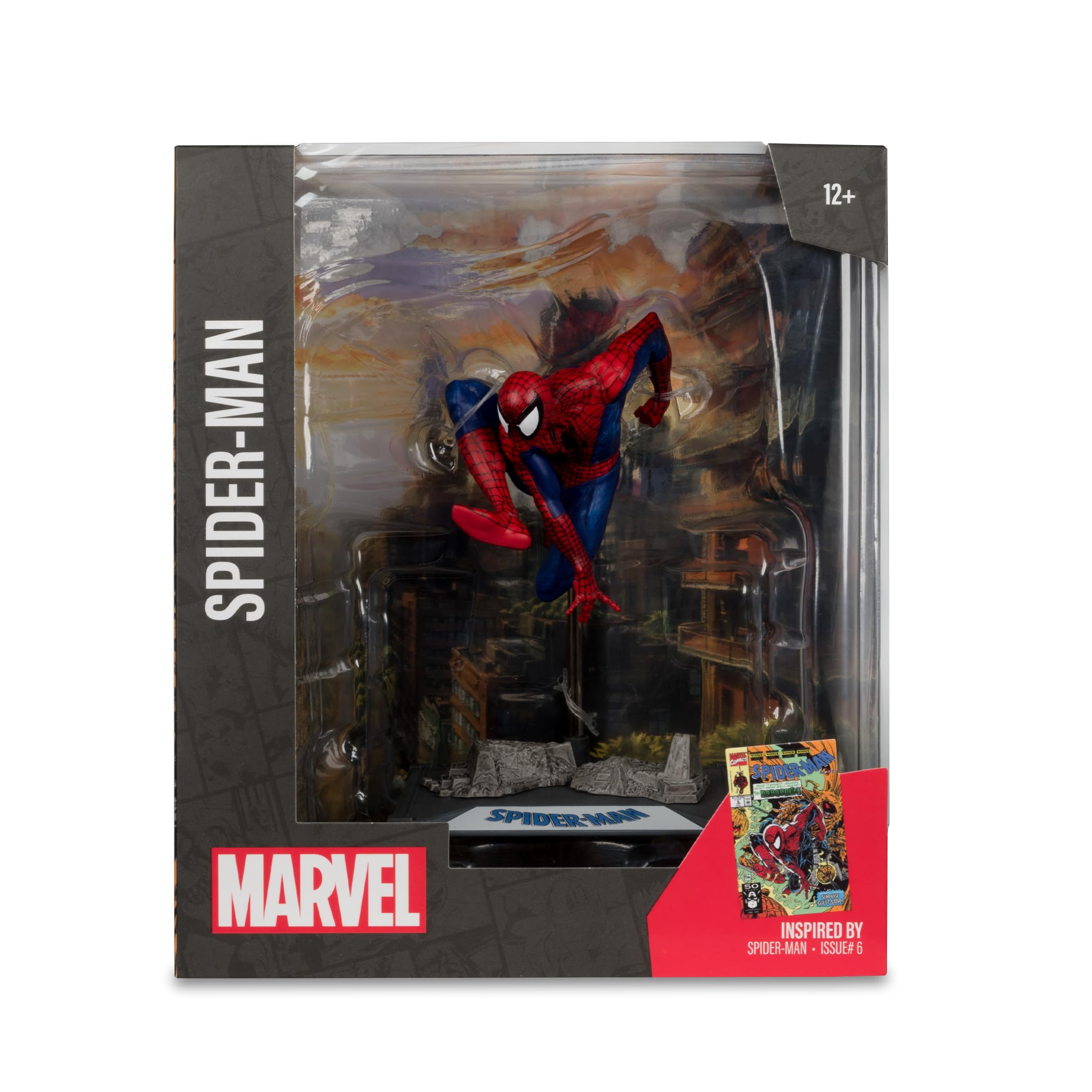 Foto 7 pulgar | Figura De Acción Mcfarlane Toys Marvel Spider-man A Escala 1:10 - Venta Internacional.