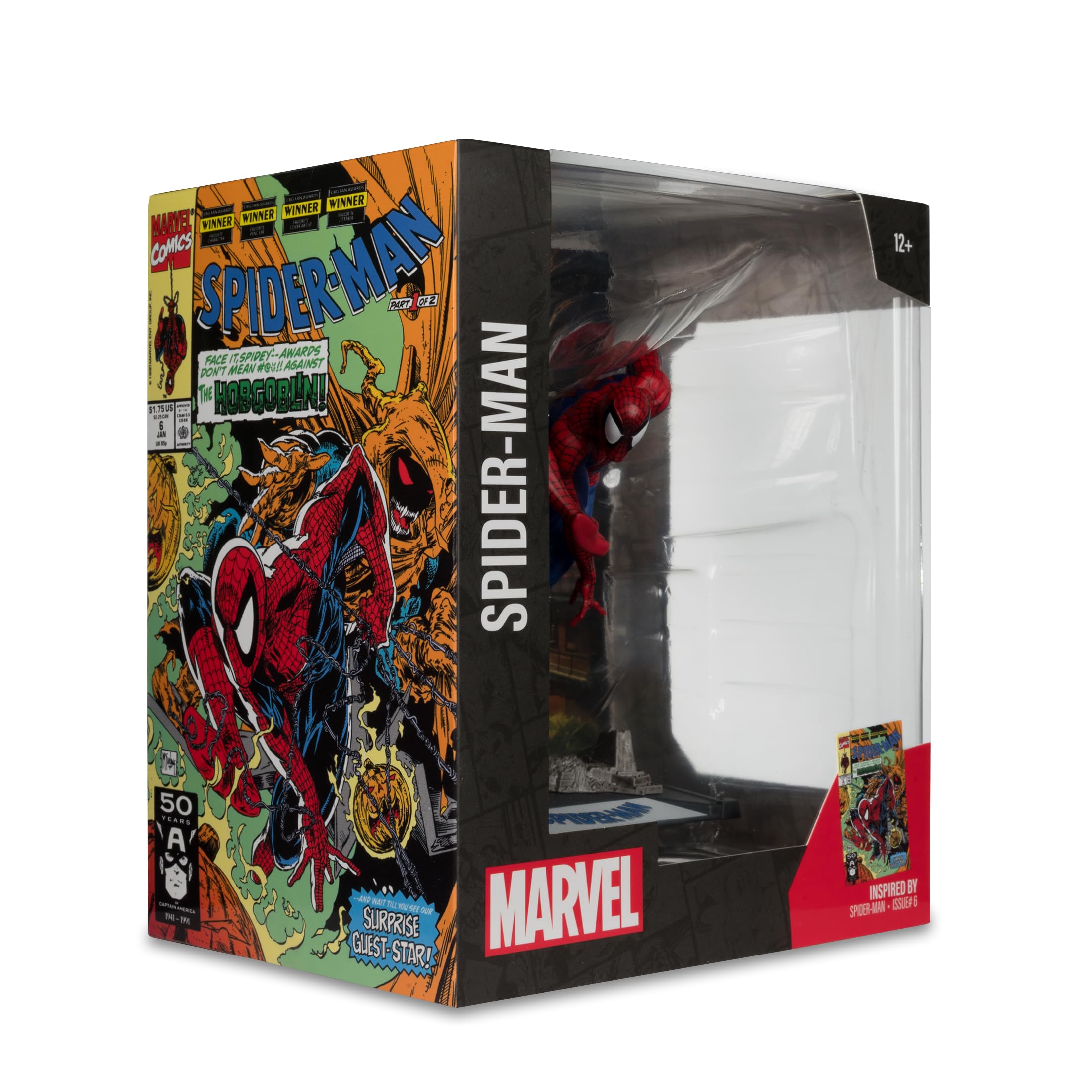 Foto 7 | Figura De Acción Mcfarlane Toys Marvel Spider-man A Escala 1:10 - Venta Internacional.