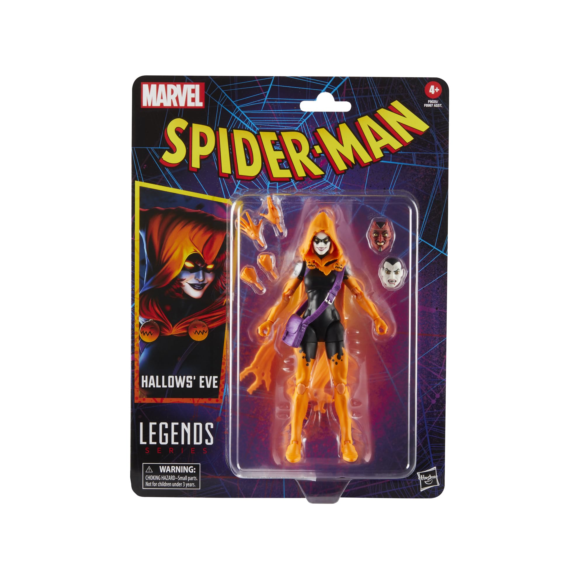 Foto 3 pulgar | Figura De Acción Marvel Legends Series Hallows' Eve Spider-man - Venta Internacional.