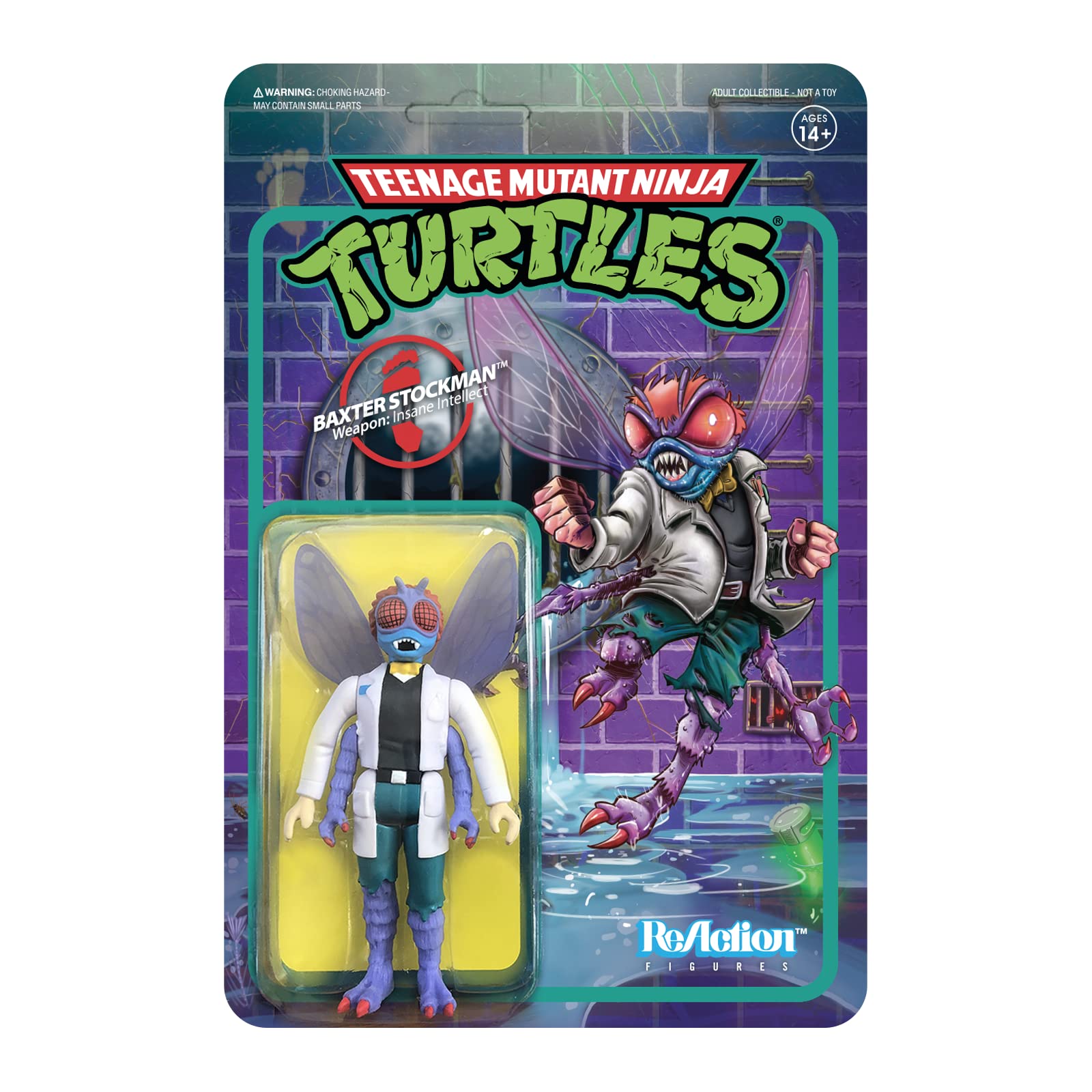 Figura De Acción Super7 Teenage Mutant Ninja Turtles Baxter - Venta Internacional.