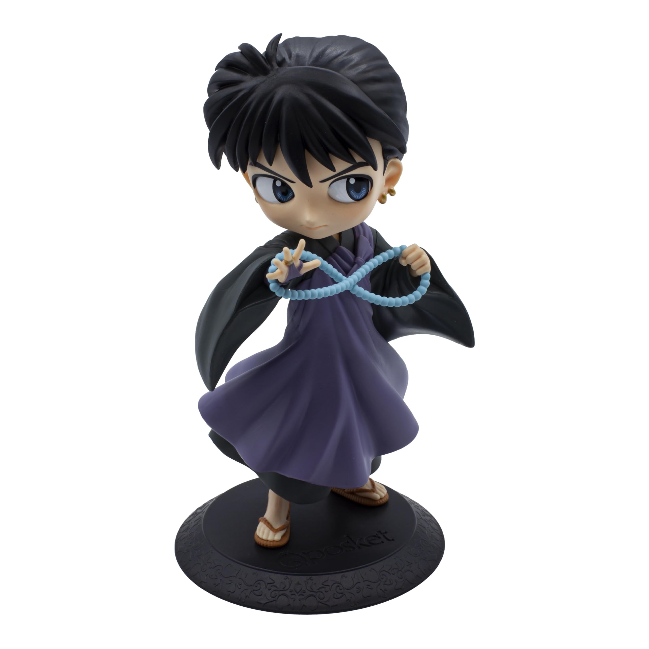 Foto 3 pulgar | Figura Banpresto Inuyasha Miroku (ver. B) Bandai Spirits Q Pocket - Venta Internacional.