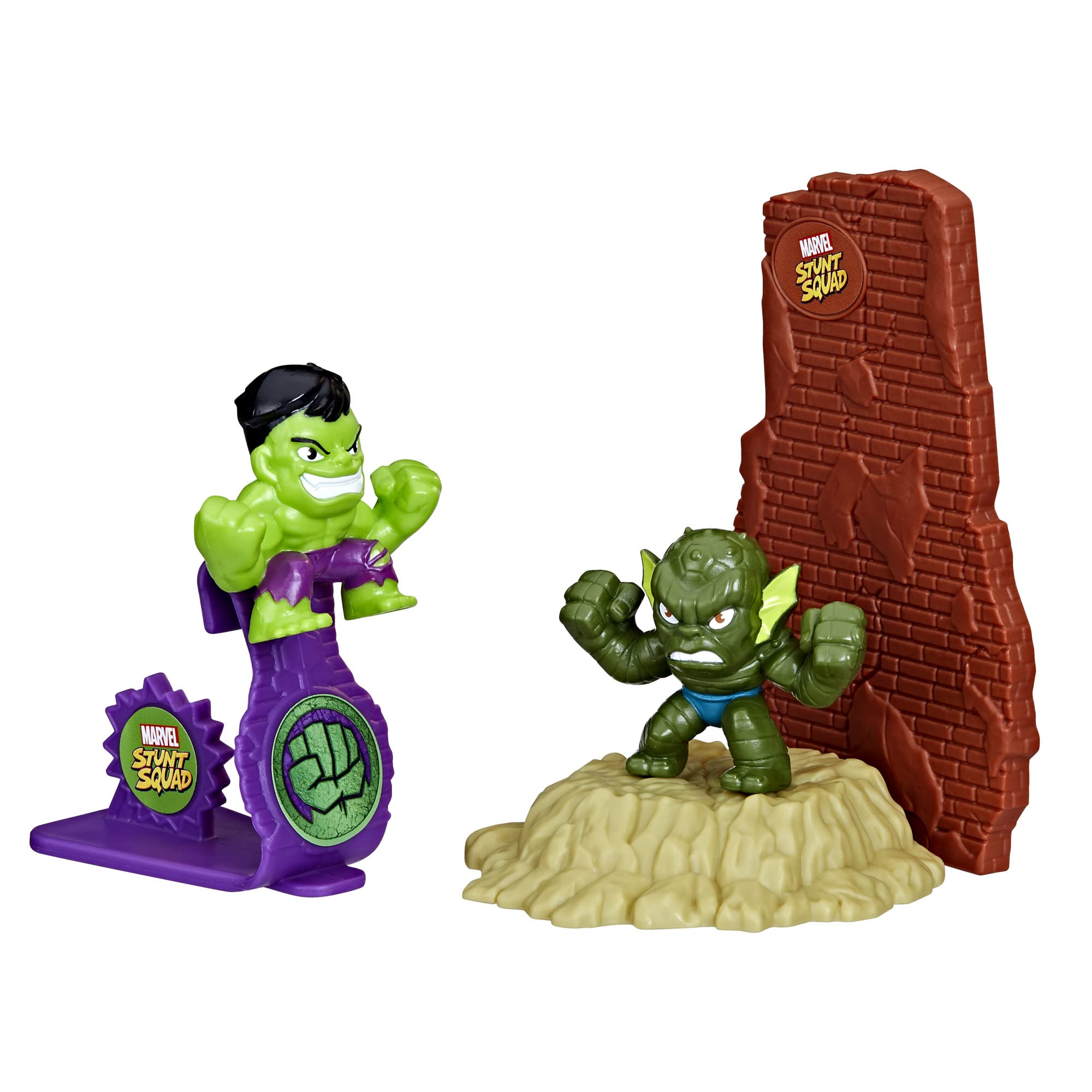 Toy Playset Marvel Stunt Squad Hulk Contra Abominación - Venta Internacional.