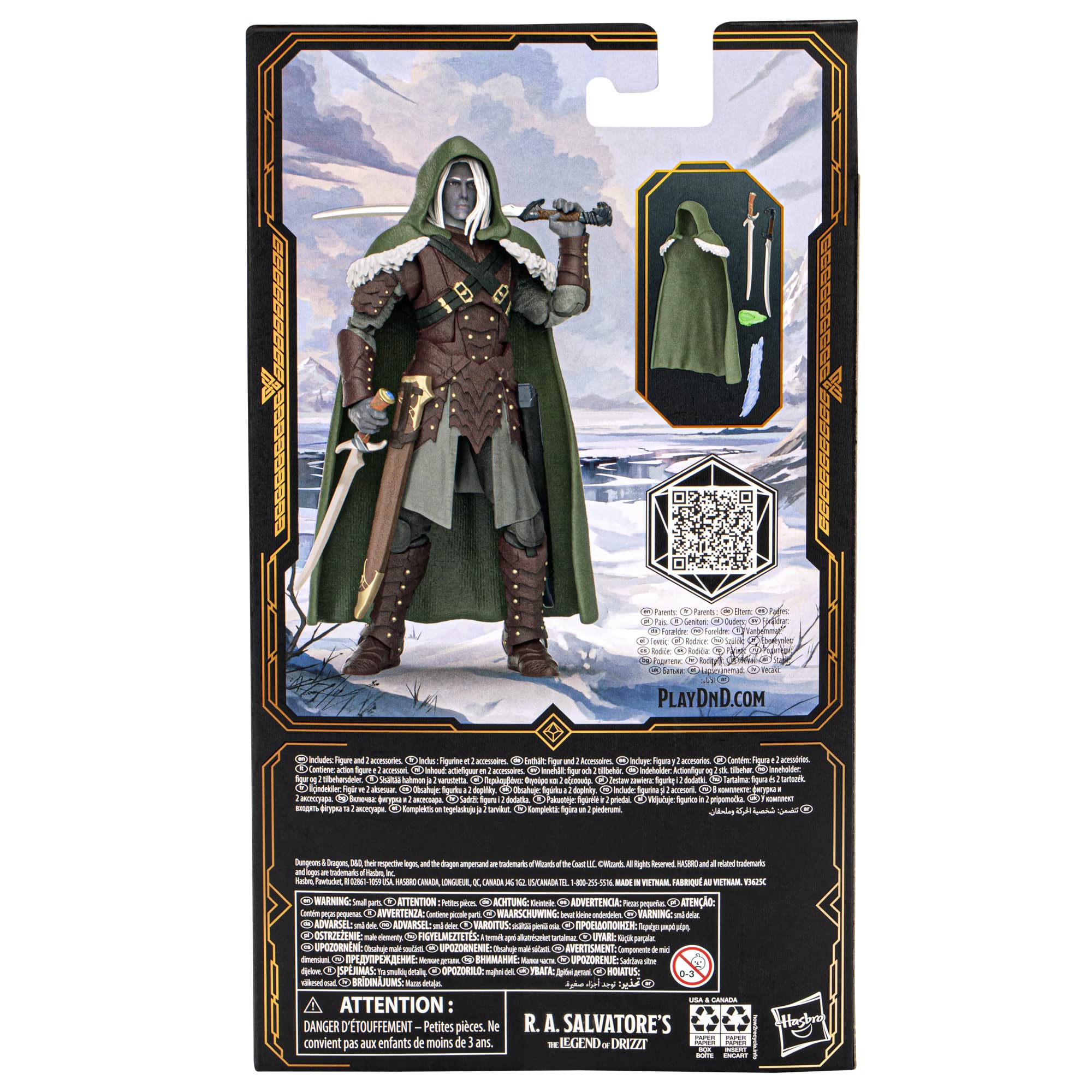 Foto 4 pulgar | Figura De Acción Dungeons & Dragons Drizzt 15 Cm 35th Anniv - Venta Internacional.