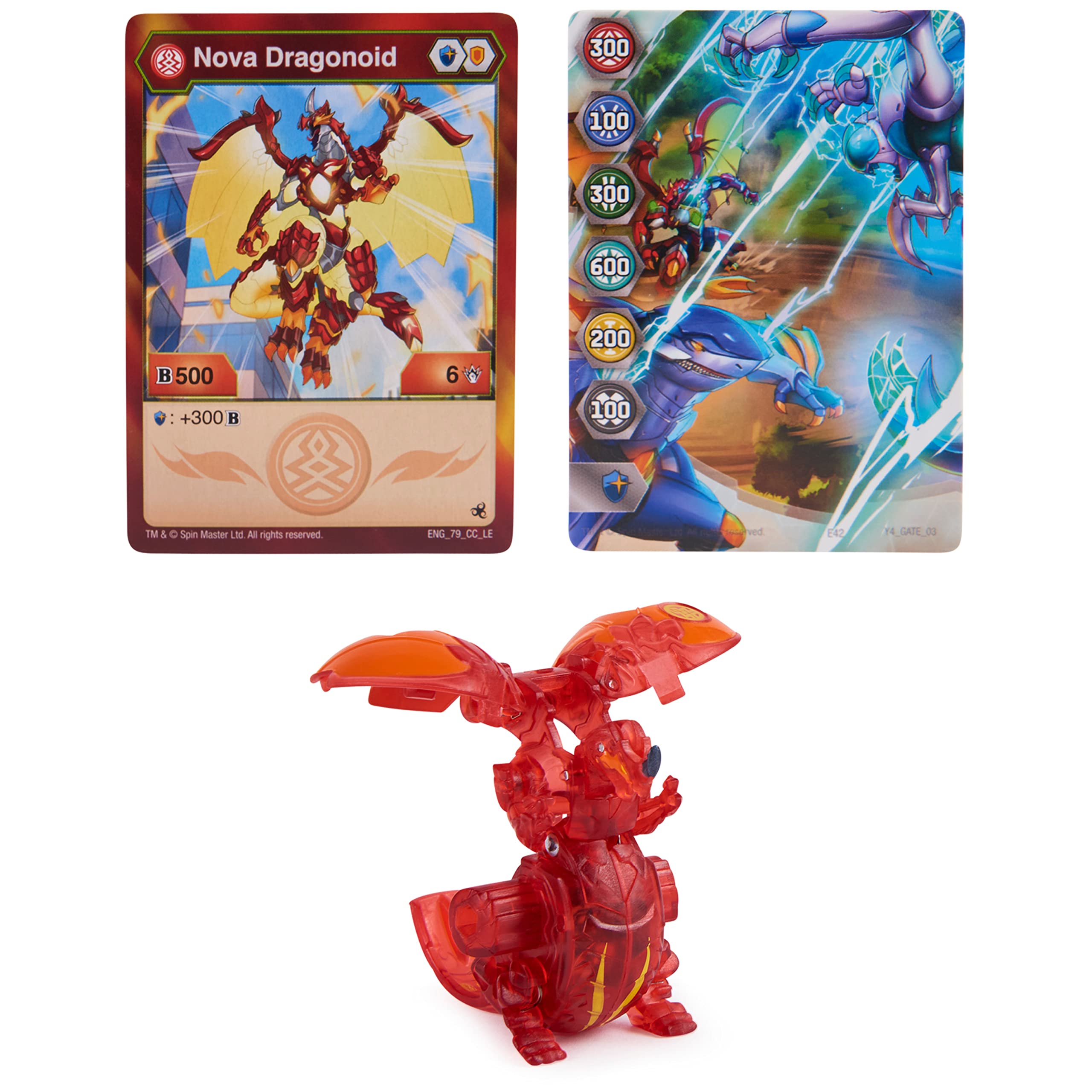 Foto 3 pulgar | Figura De Acción Bakugan Legends Nova Bakugan Dragonoid Con Cartas - Venta Internacional.