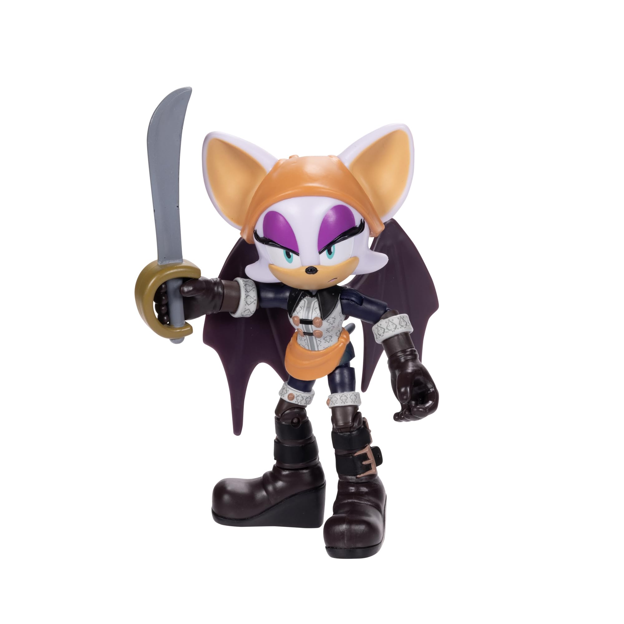 Foto 1 | Figura De Acción Sonic Prime Baton Rouge De 5 Pulgadas Con 15 Articulaciones - Venta Internacional.