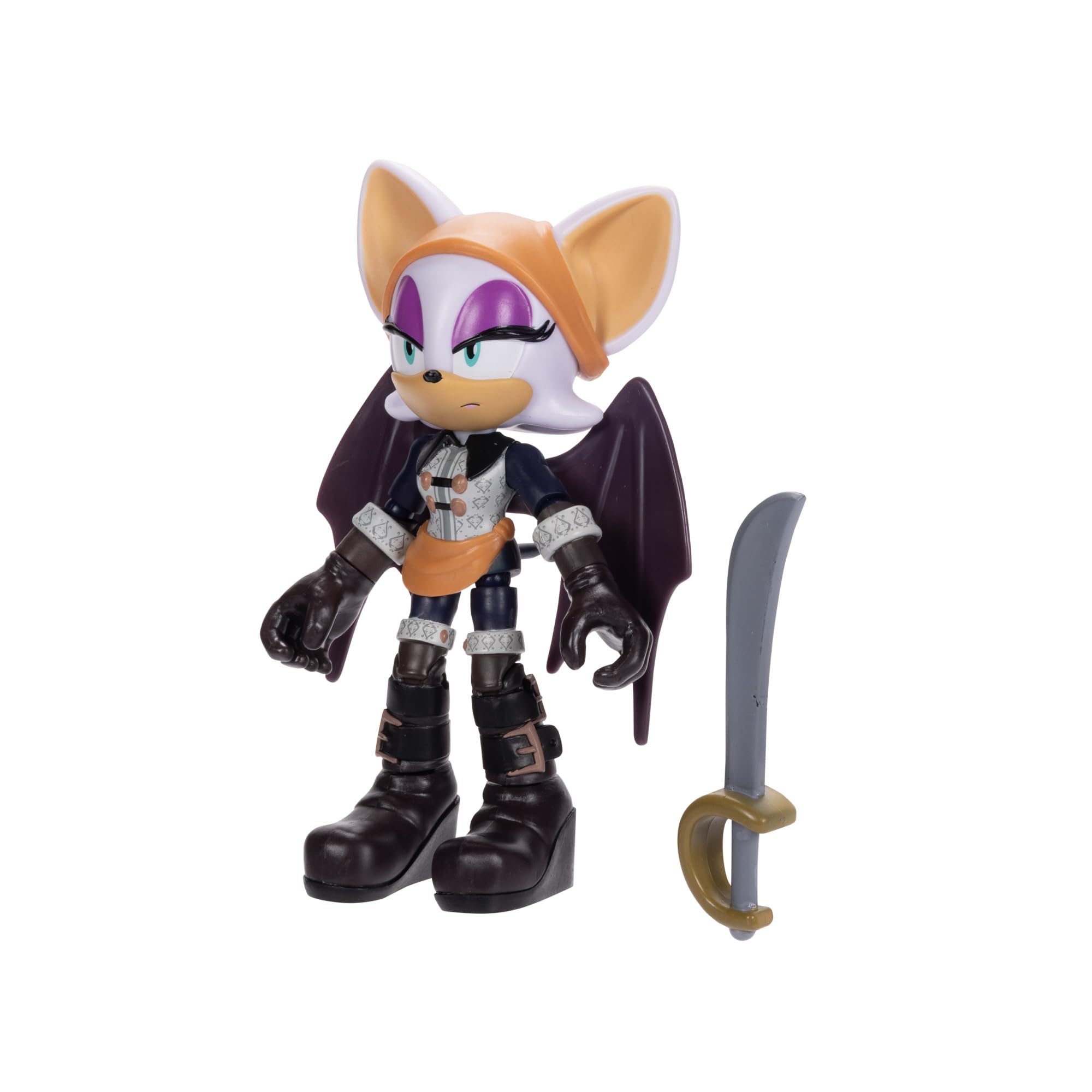 Foto 2 | Figura De Acción Sonic Prime Baton Rouge De 5 Pulgadas Con 15 Articulaciones - Venta Internacional.