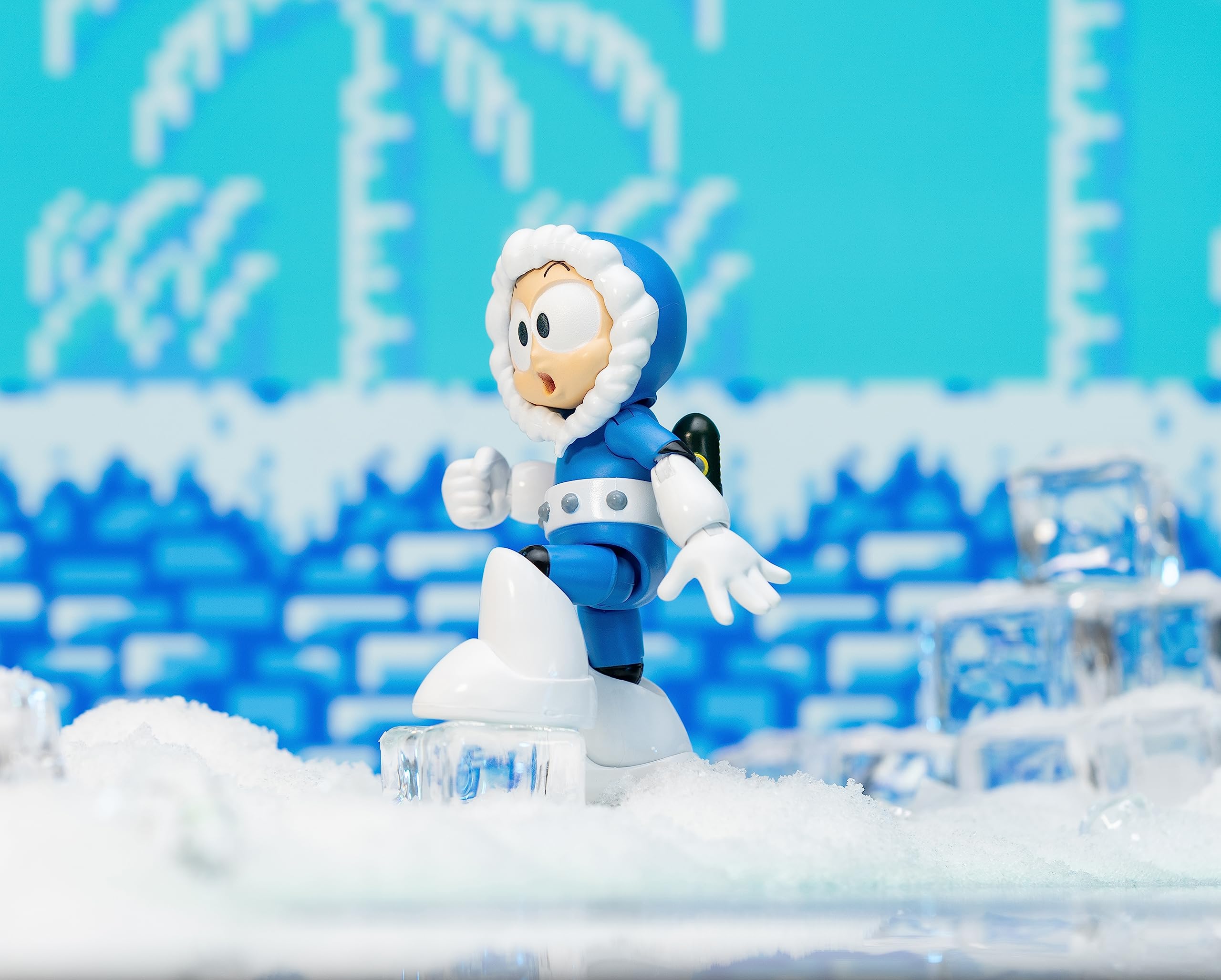 Foto 6 pulgar | Figura De Acción Jada Toys Mega Man 4 Ice Man 10 Cm De Altura - Venta Internacional.