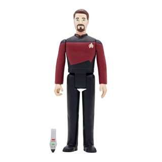 Foto 2 | Figura De Acción Super7 Star Trek Next Generation Riker W2 - Venta Internacional.