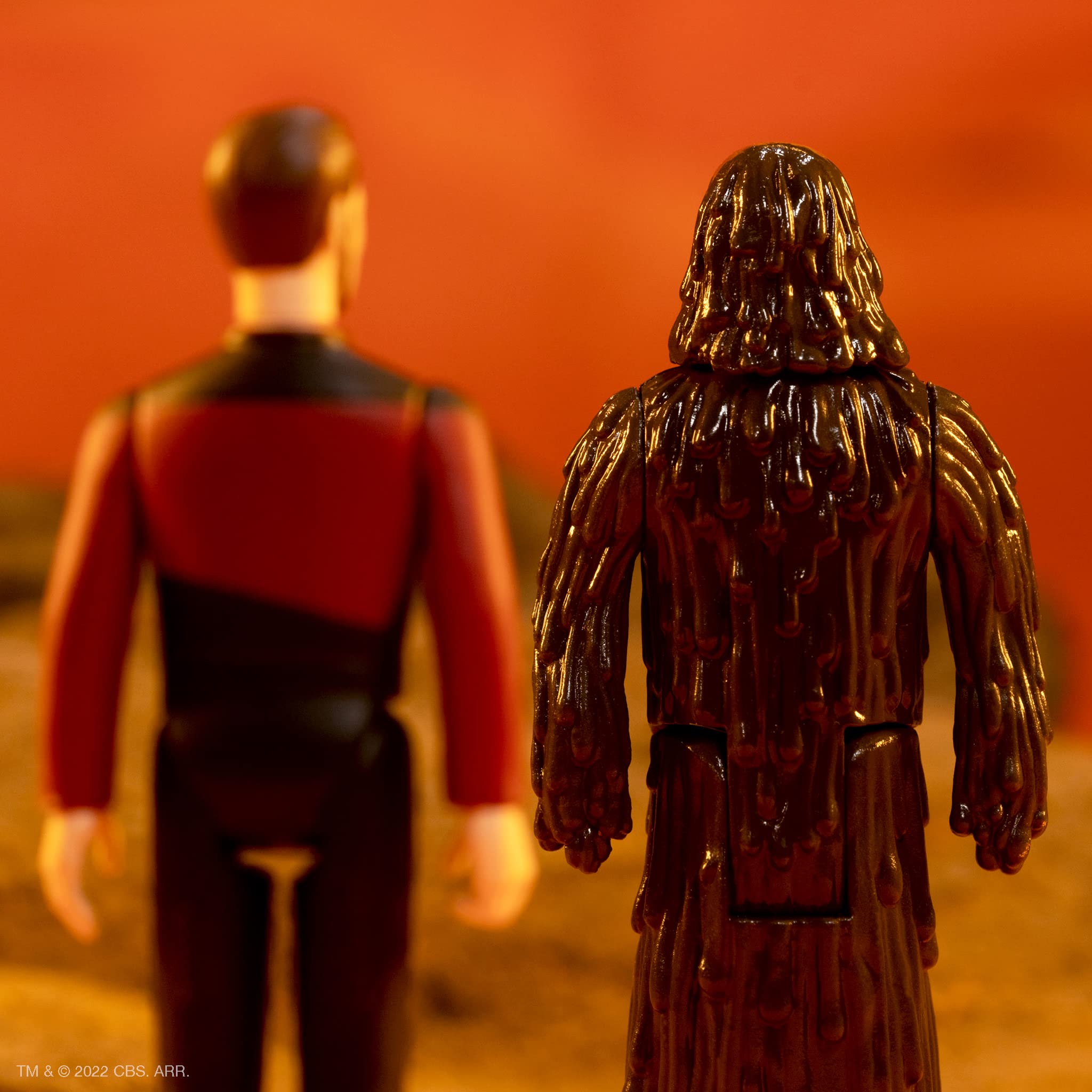 Foto 5 | Figura De Acción Super7 Star Trek Next Generation Riker W2 - Venta Internacional.