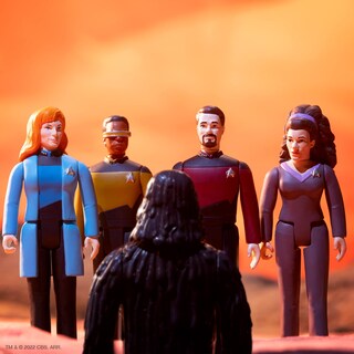 Foto 6 | Figura De Acción Super7 Star Trek Next Generation Riker W2 - Venta Internacional.